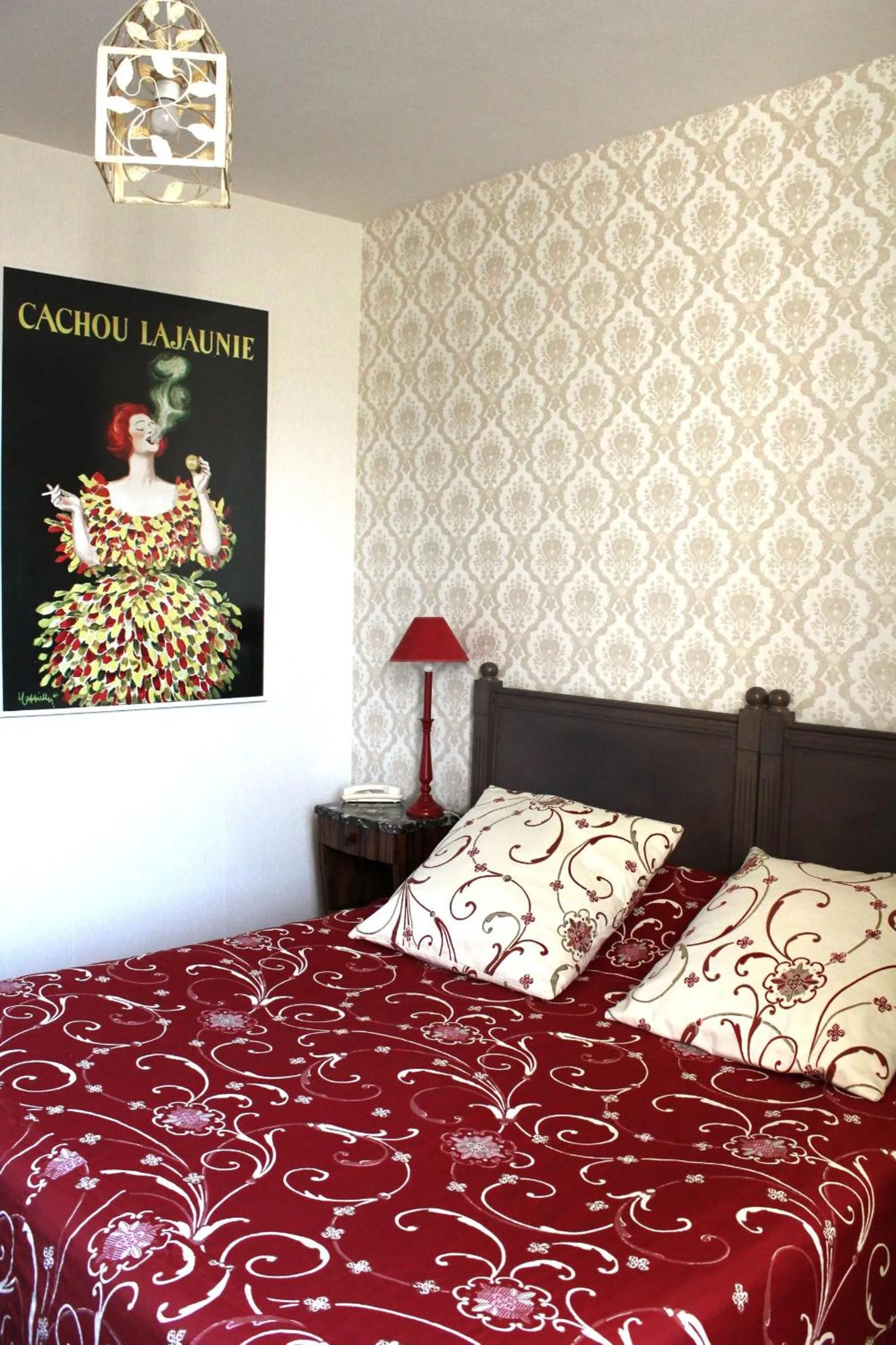 Bed in Hôtel Diderot