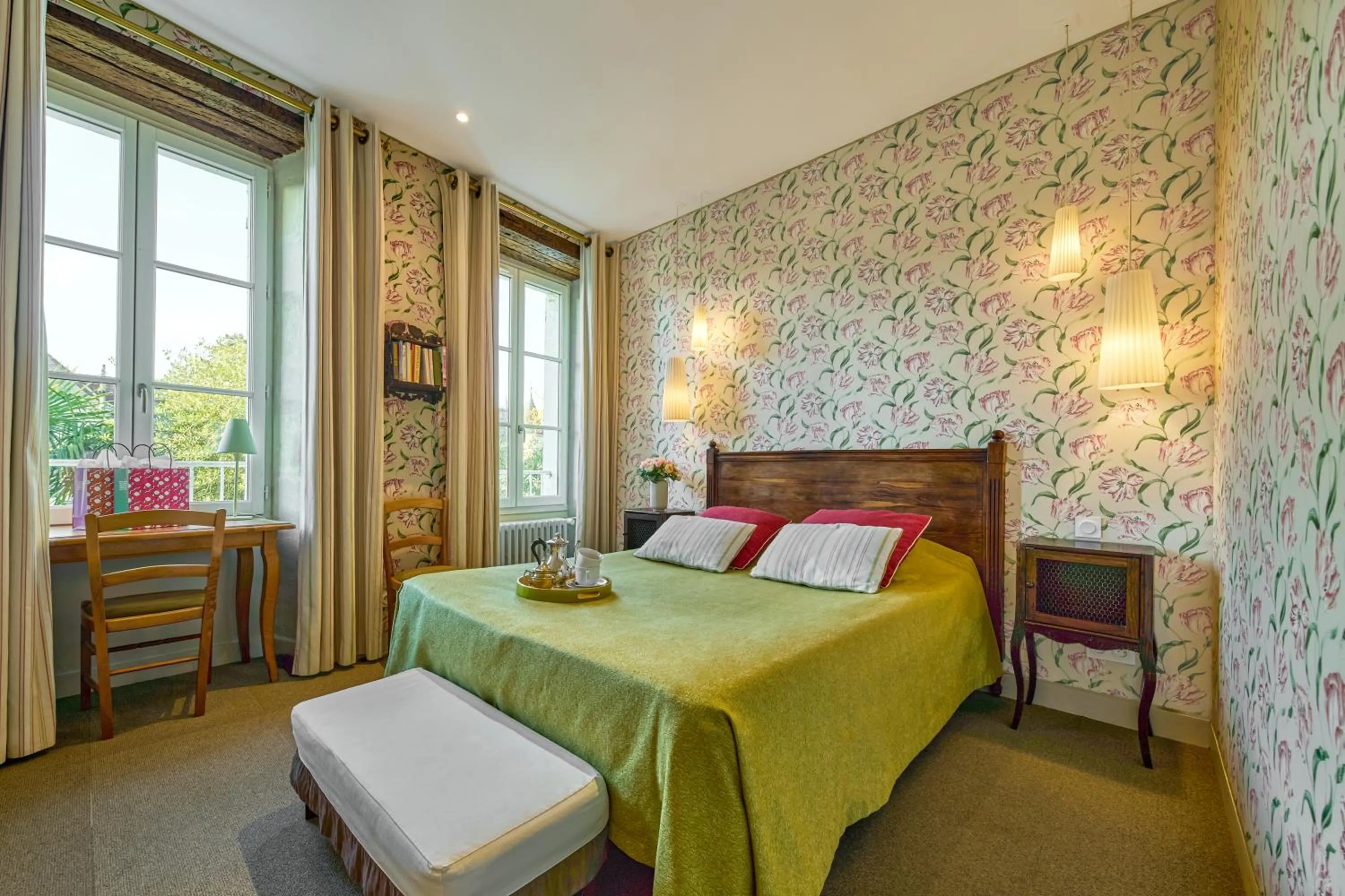 Bed in Hôtel Diderot