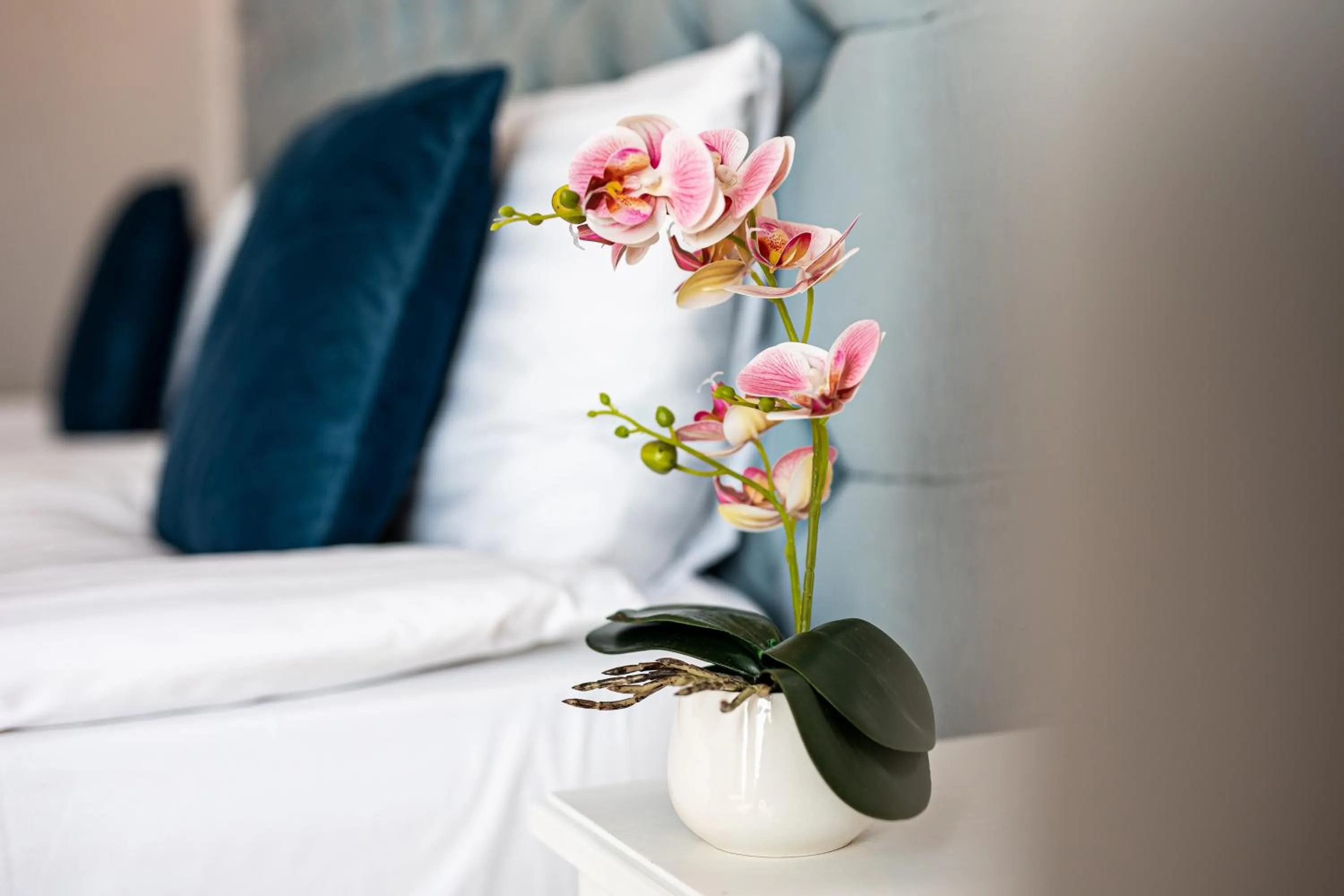 Decorative detail, Bed in Venis Boutique Hotel