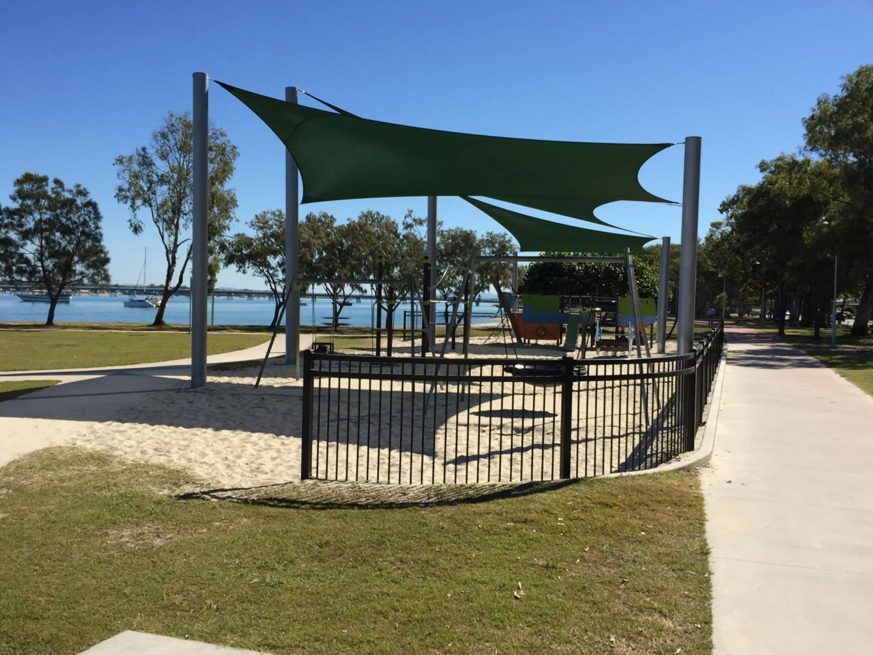 Children play ground in Bribie Waterways Motel
