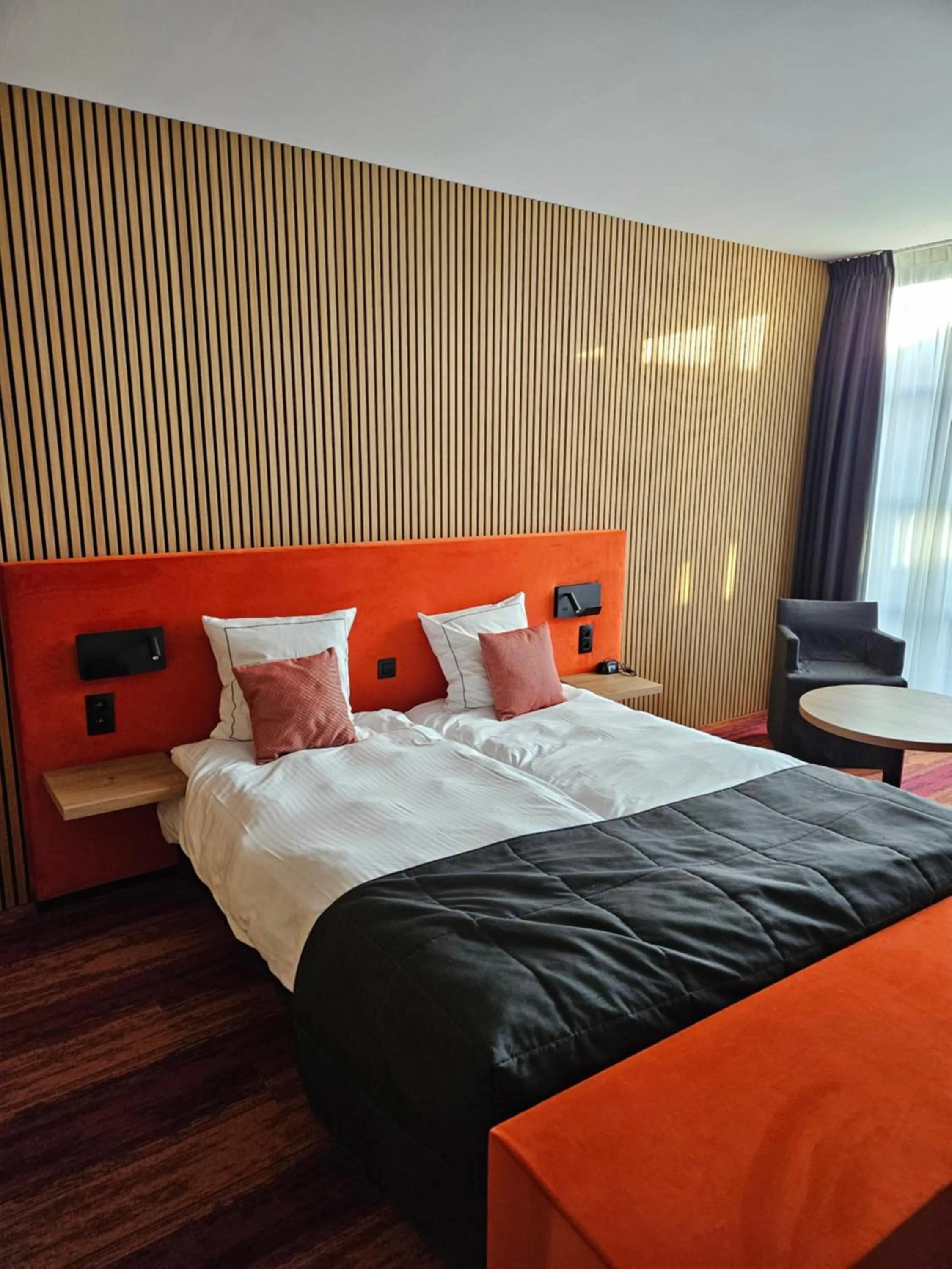 Bedroom, Bed in Hotel Boomgaard