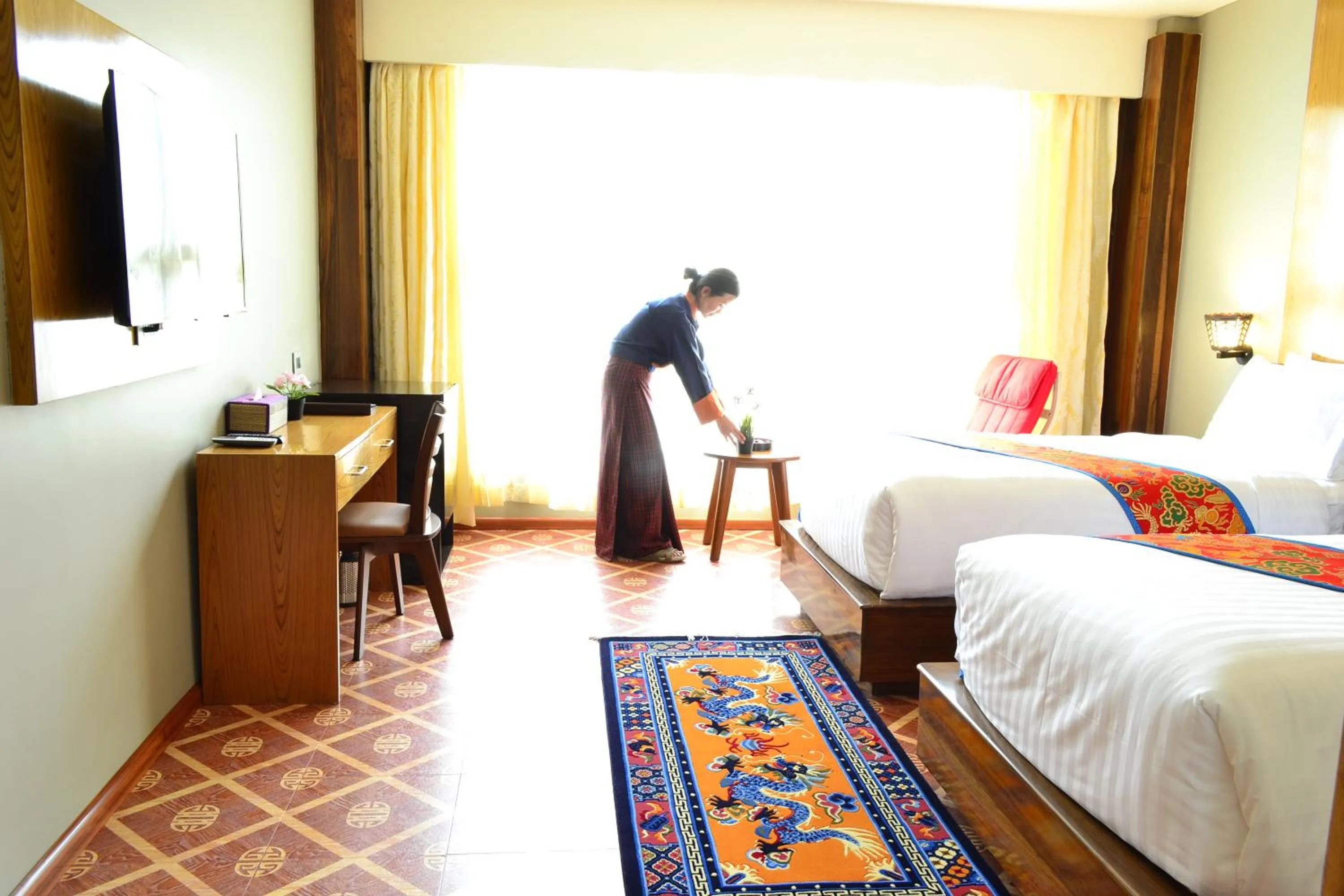 Bedroom, Bed in Tara Phendeyling Hotel