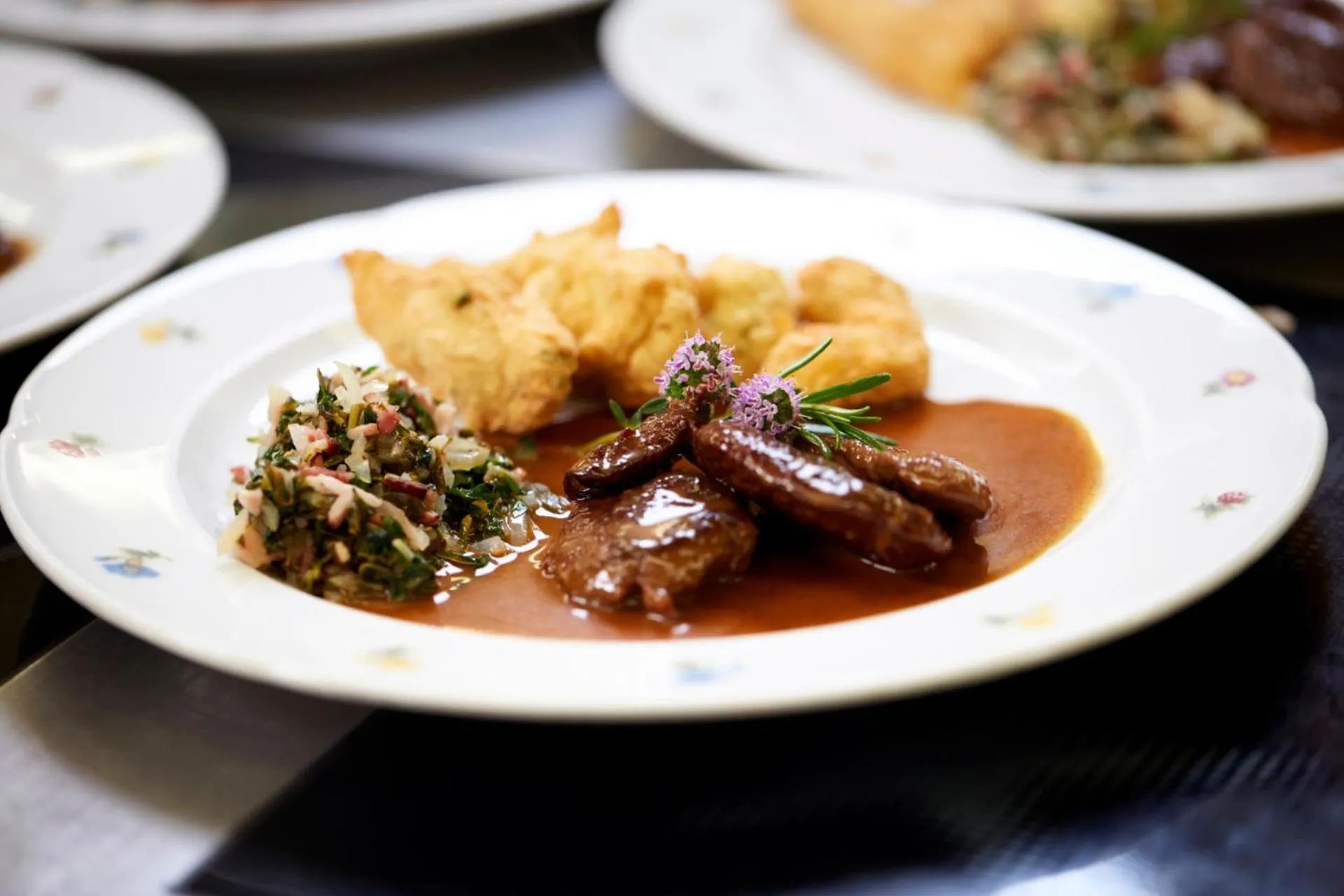 Food in Gasthof Löwen by Hotel Montafoner Hof