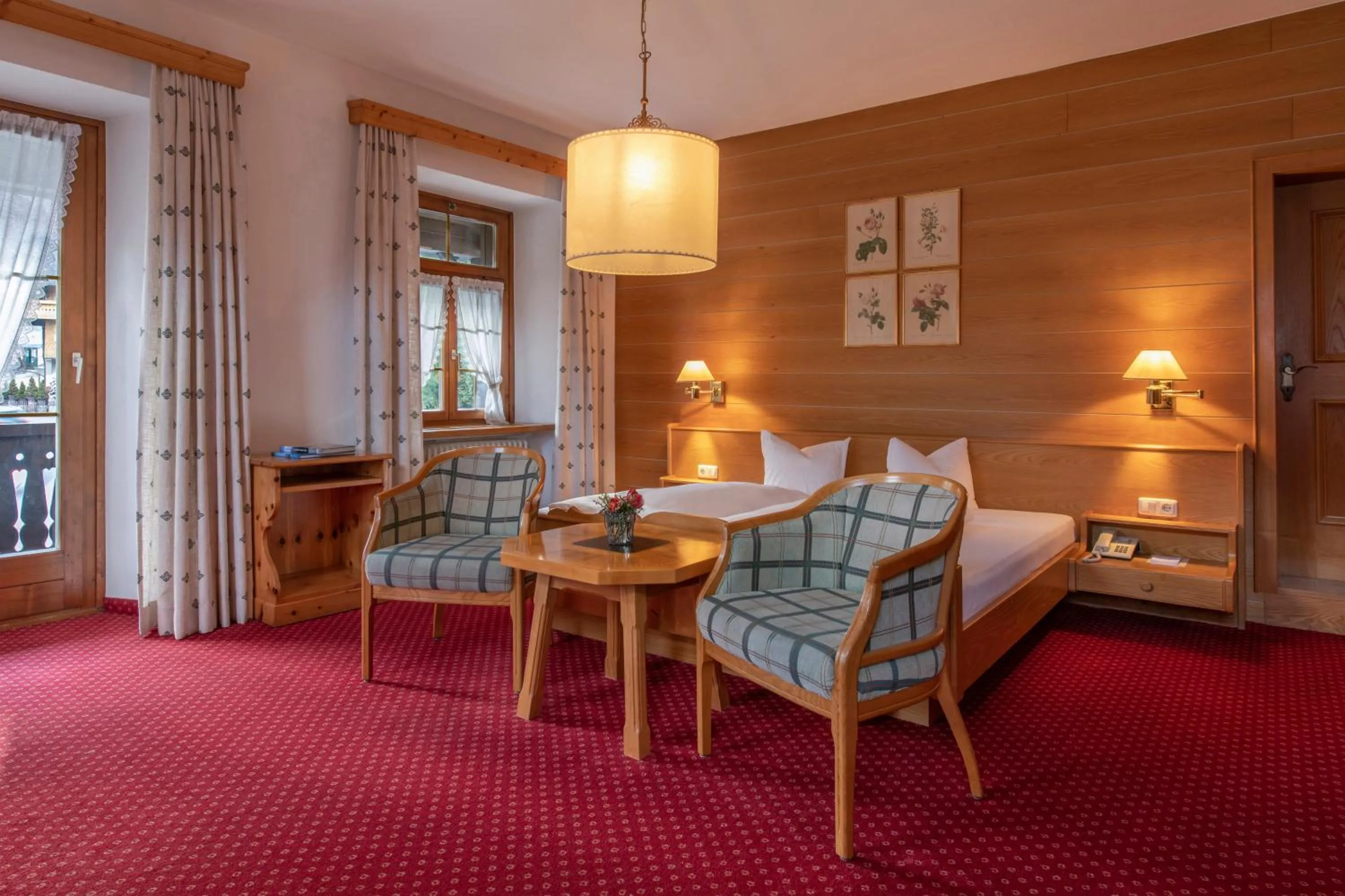 Photo of the whole room, Bed in Gasthof Löwen by Hotel Montafoner Hof