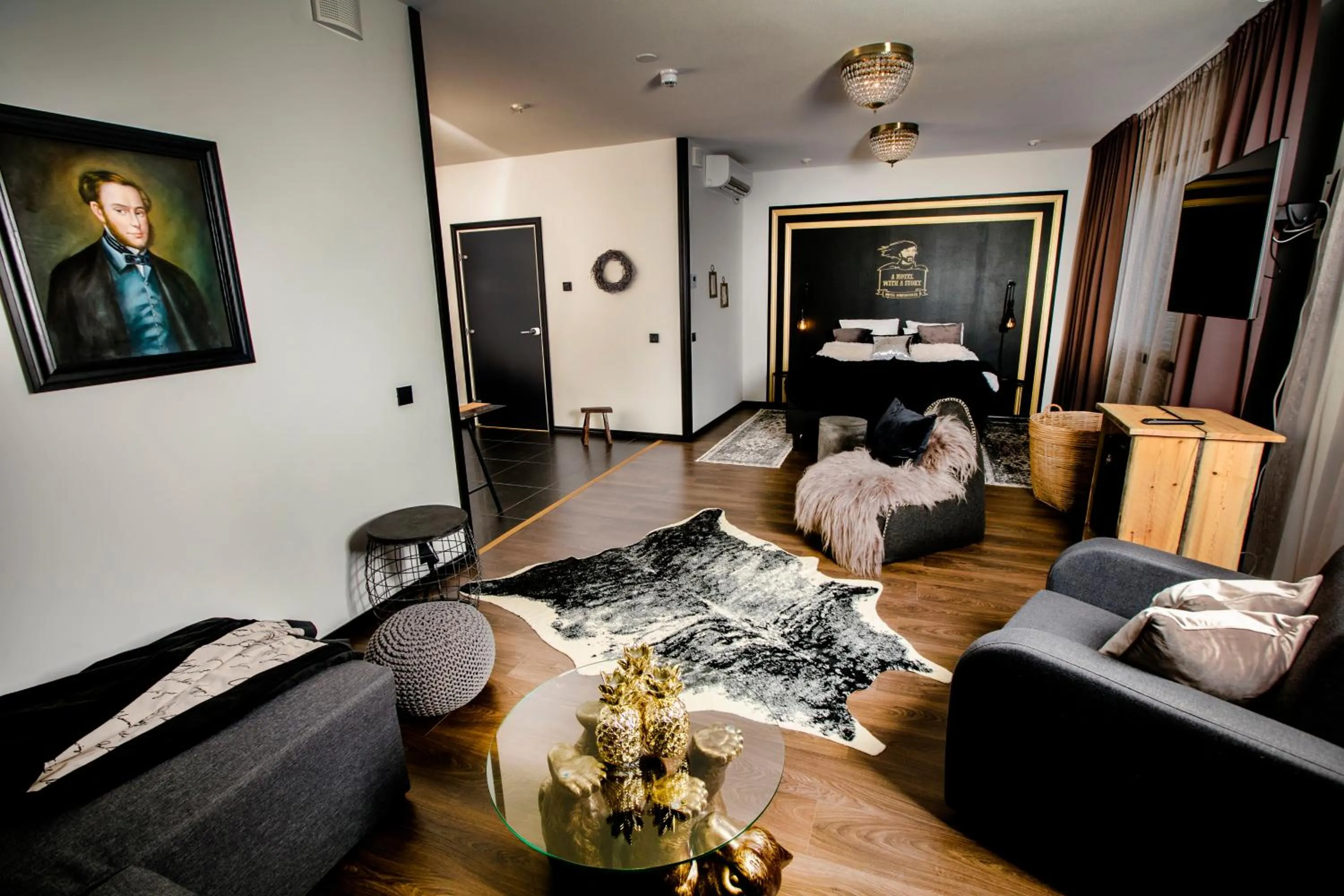 Photo of the whole room, Bed in Boutique Hotel Mustaparta