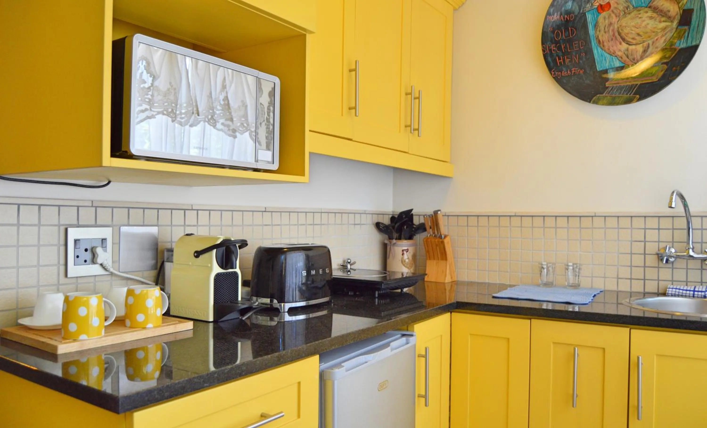 Kitchen or kitchenette in 1AA Wilhelmina Luxury Suites