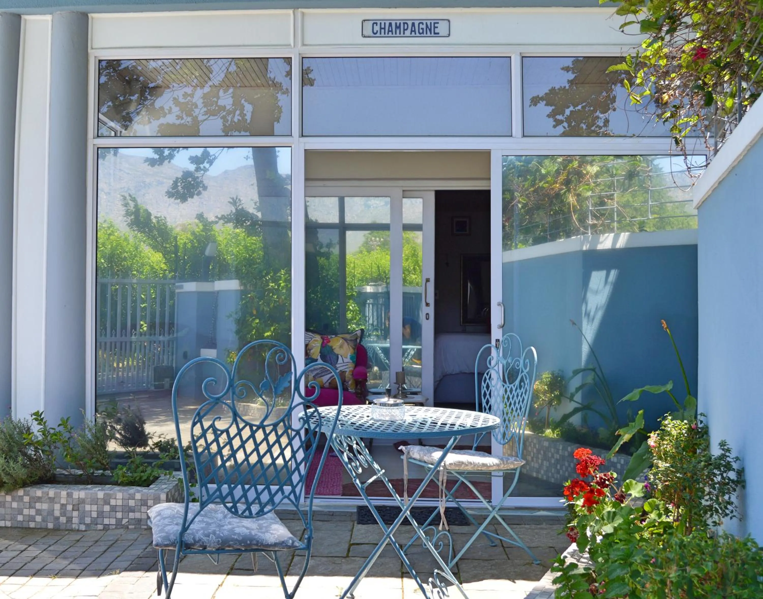 Balcony/Terrace in 1AA Wilhelmina Luxury Suites