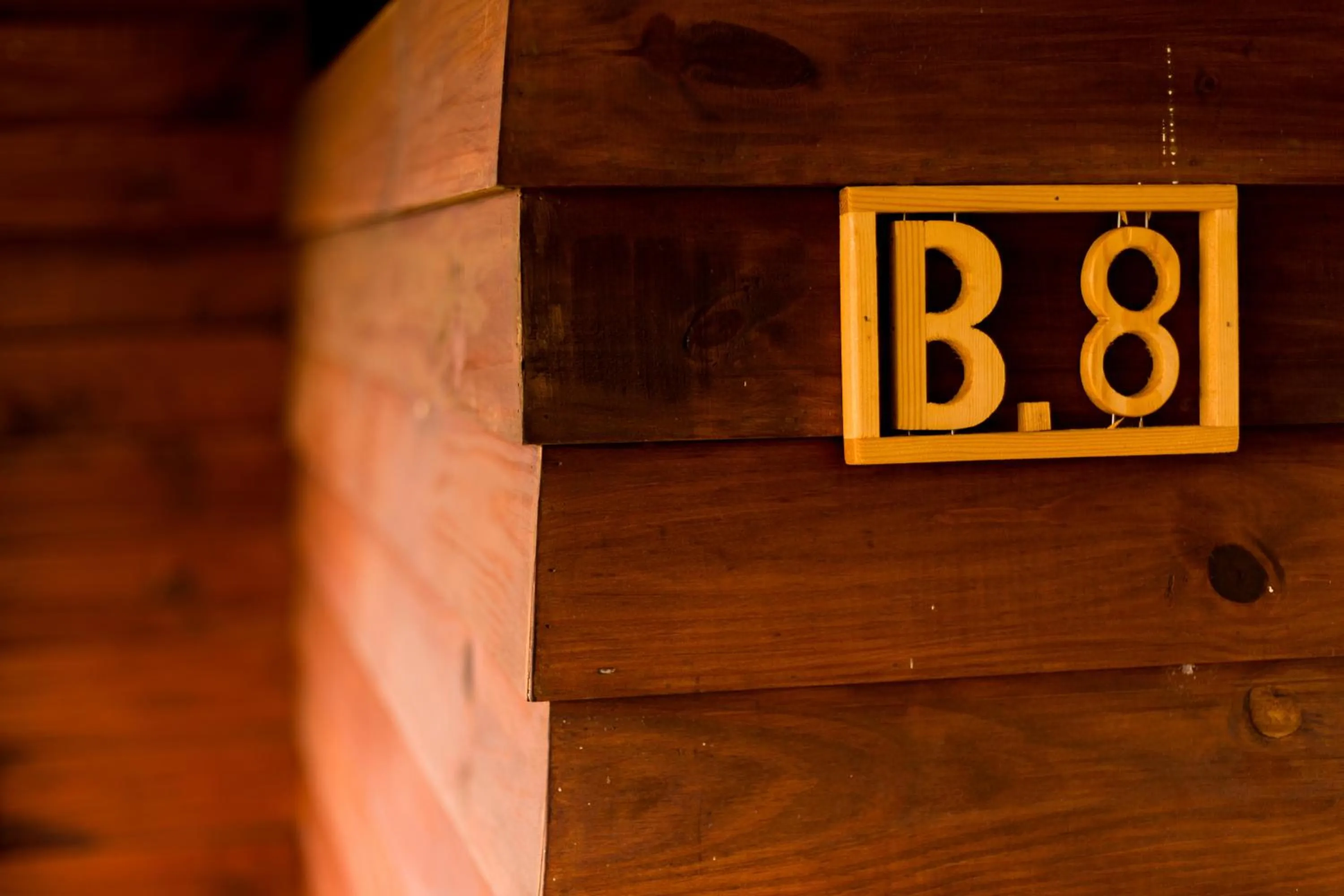 Decorative detail in Baan Boom Boxes Eco Friendly Resort