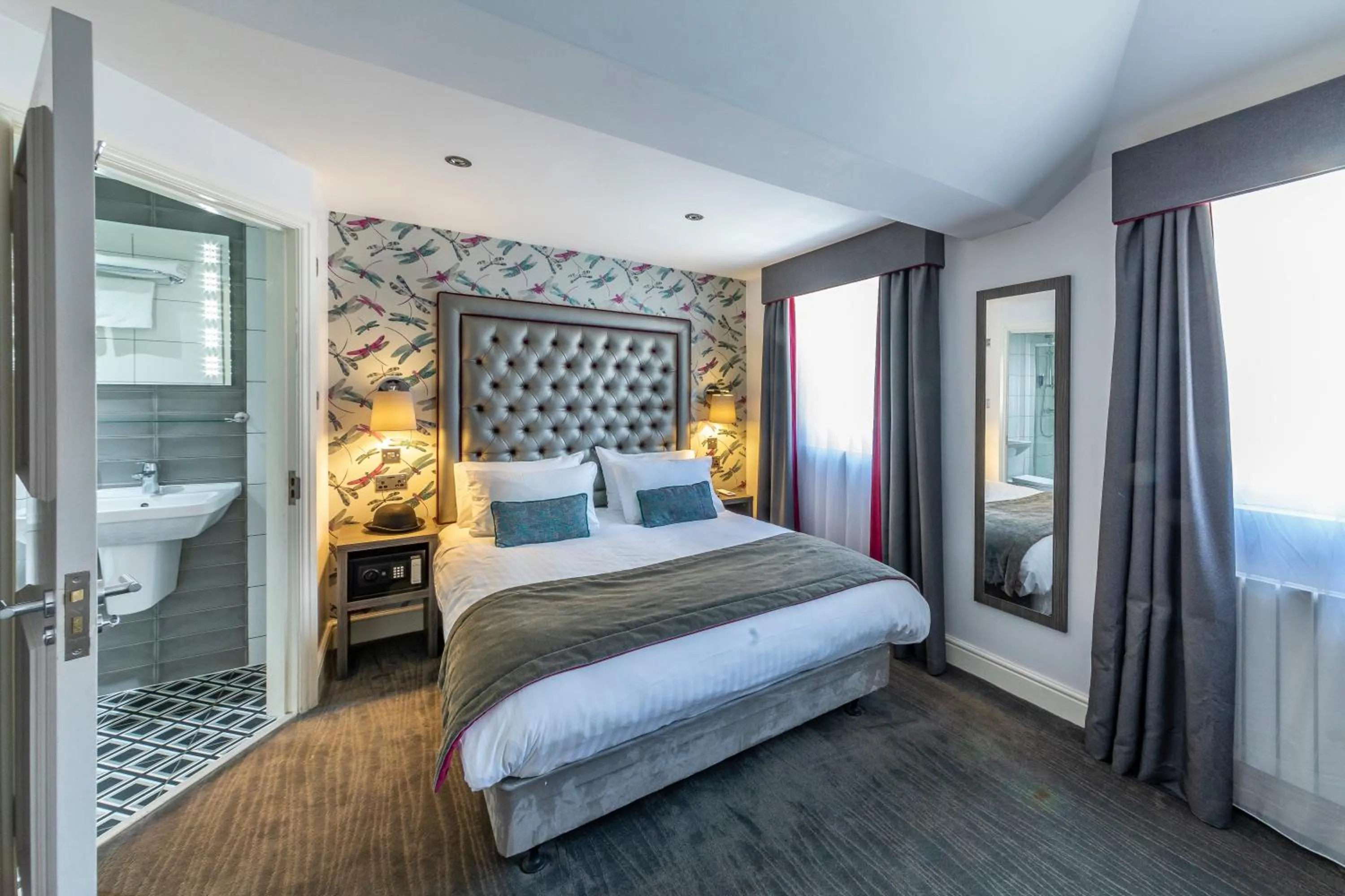 Bed in The Eaton Townhouse