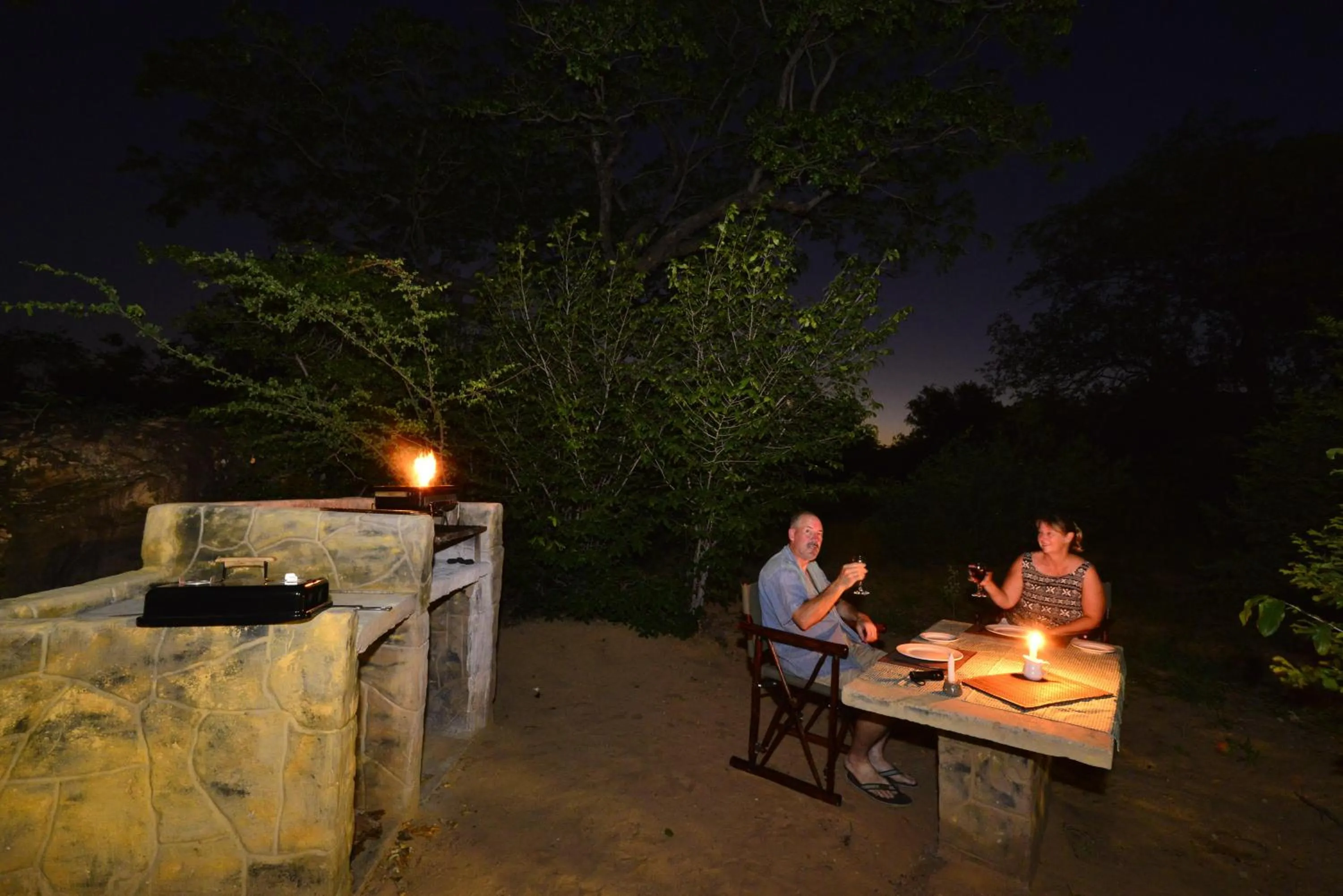 BBQ facilities in Awelani Lodge