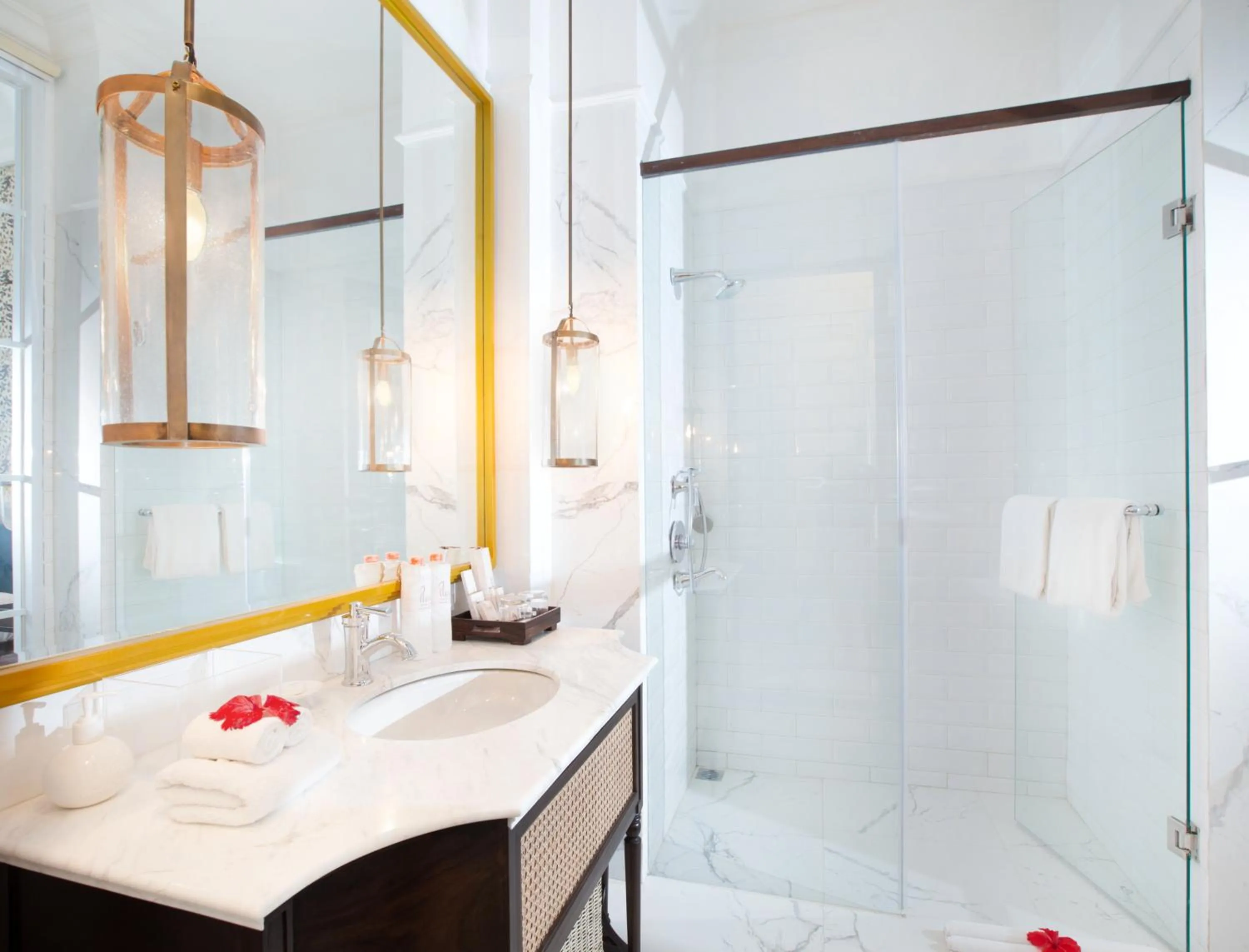 Bathroom in Plataran Heritage Borobudur Hotel