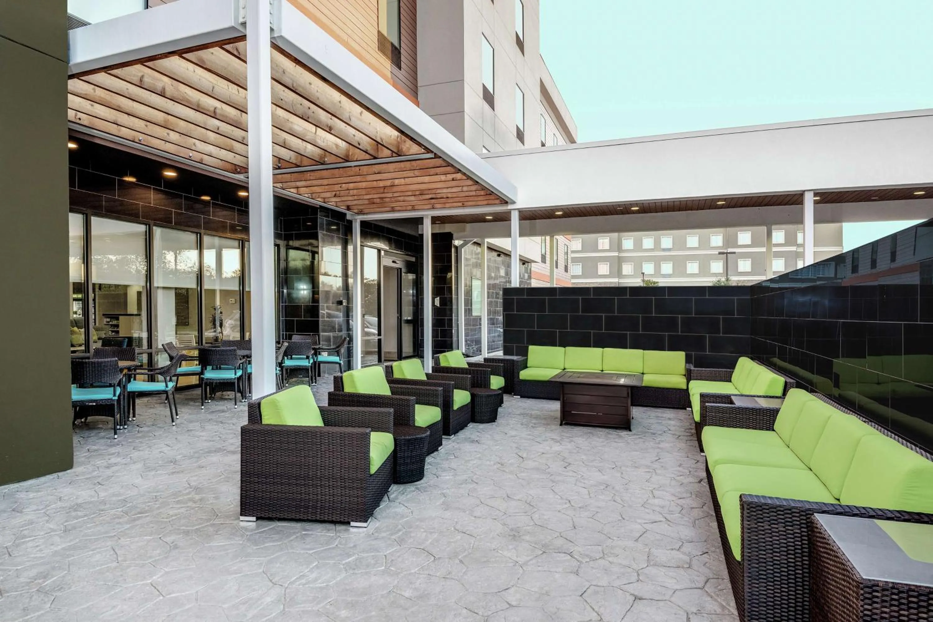 Patio in Home2 Suites By Hilton Austin Airport