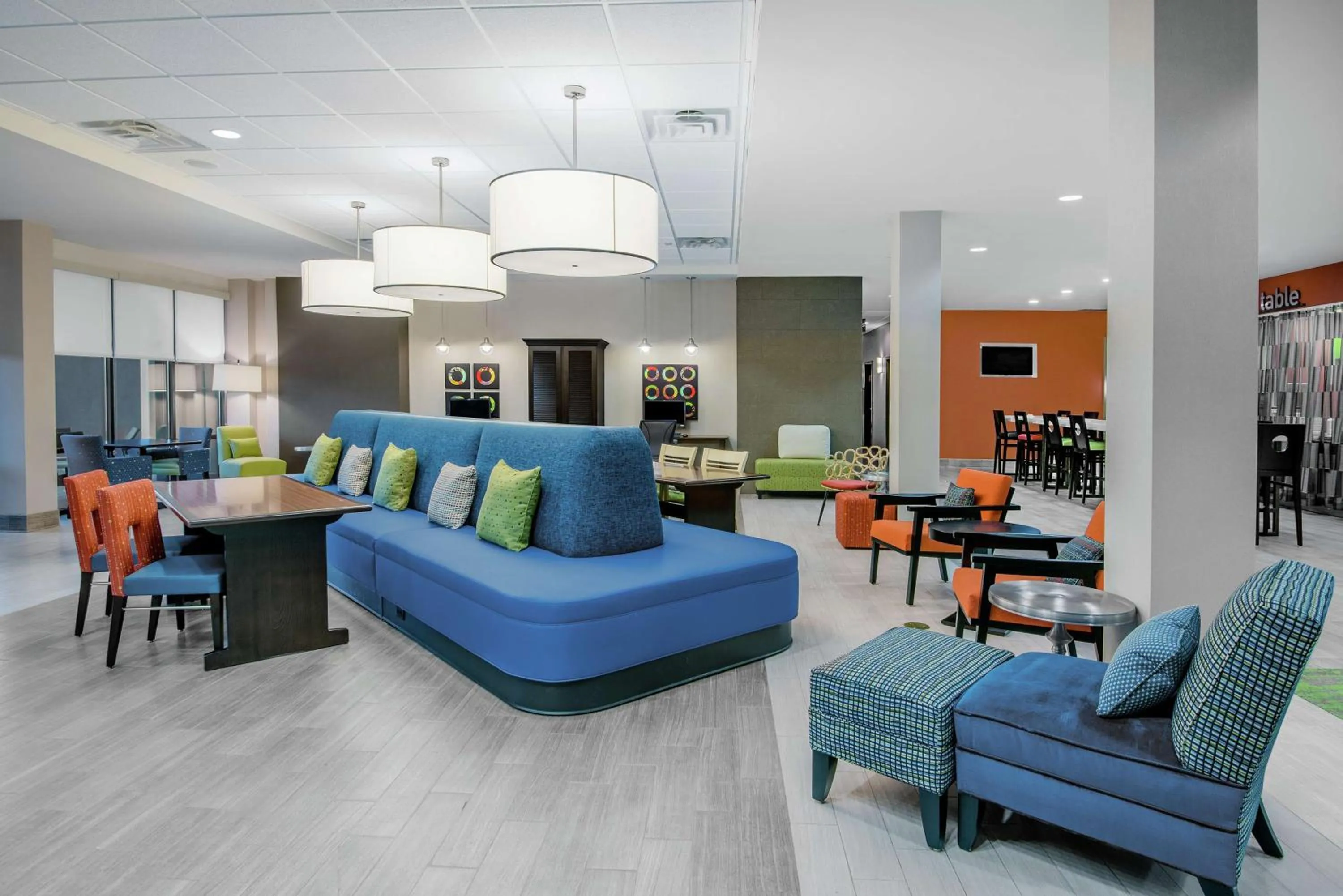 Lobby or reception in Home2 Suites By Hilton Austin Airport