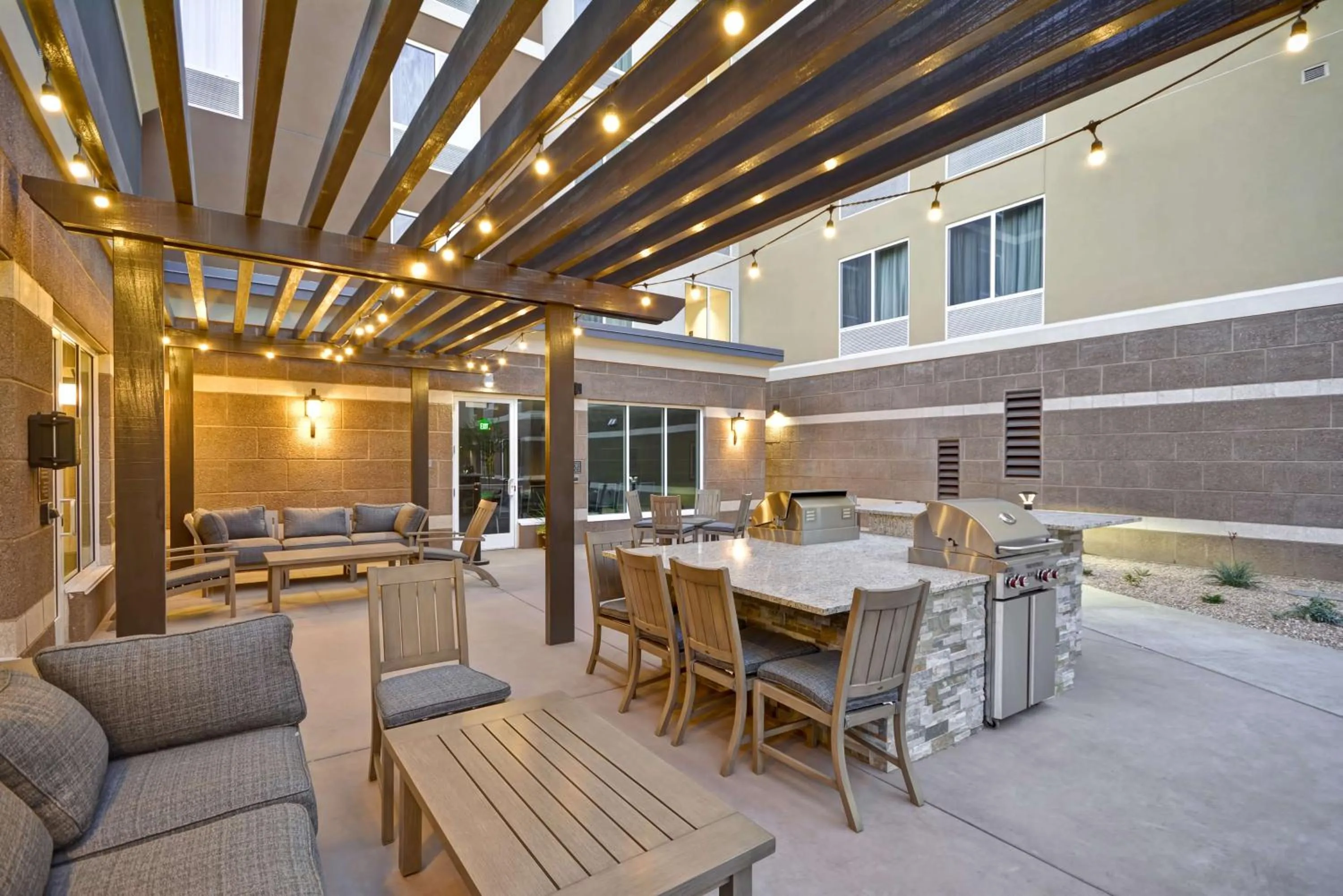 Patio in Homewood Suites By Hilton Phoenix Tempe Asu Area