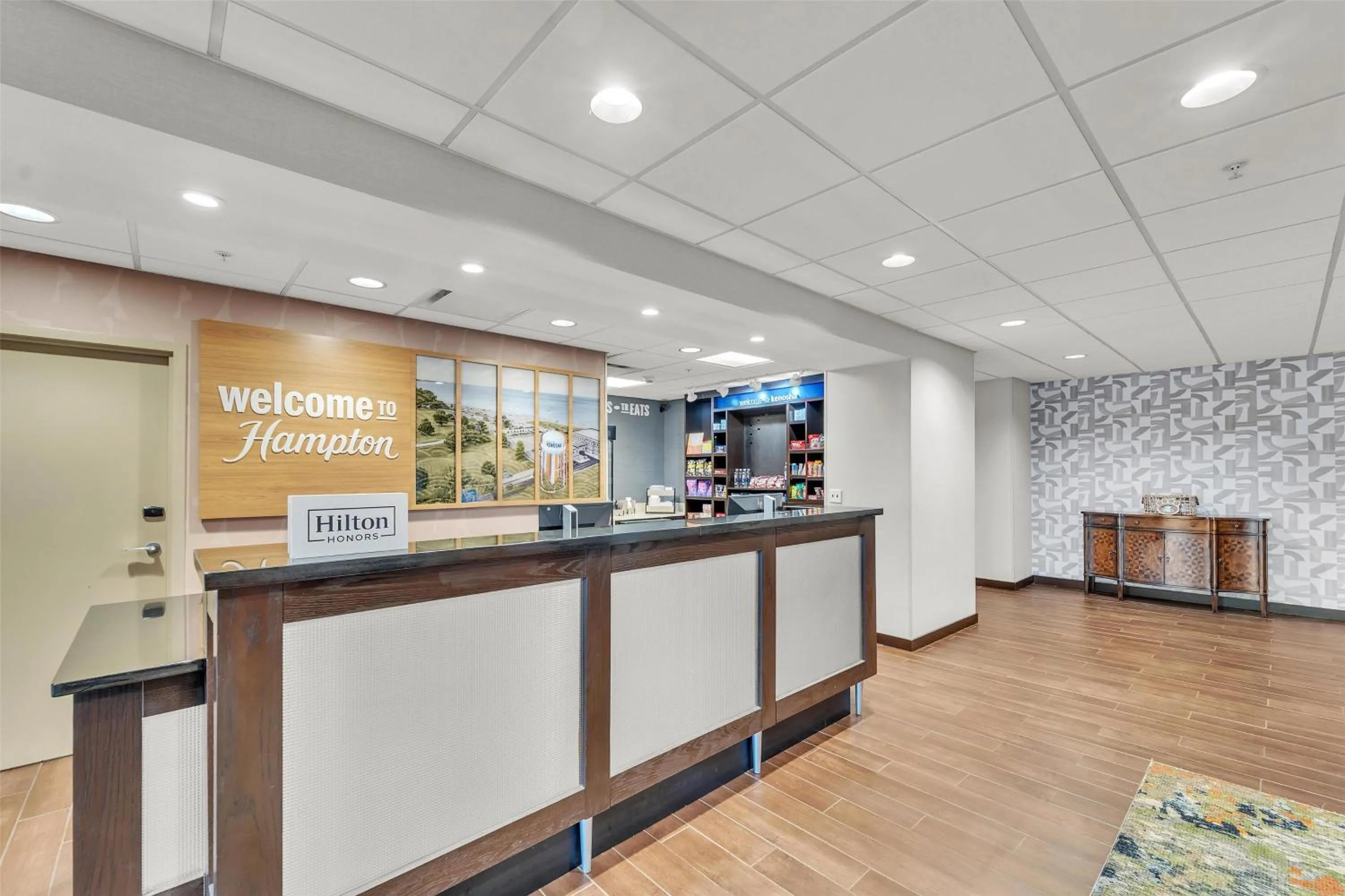 Lobby or reception in Hampton Inn & Suites Kenosha Pleasant Prairie
