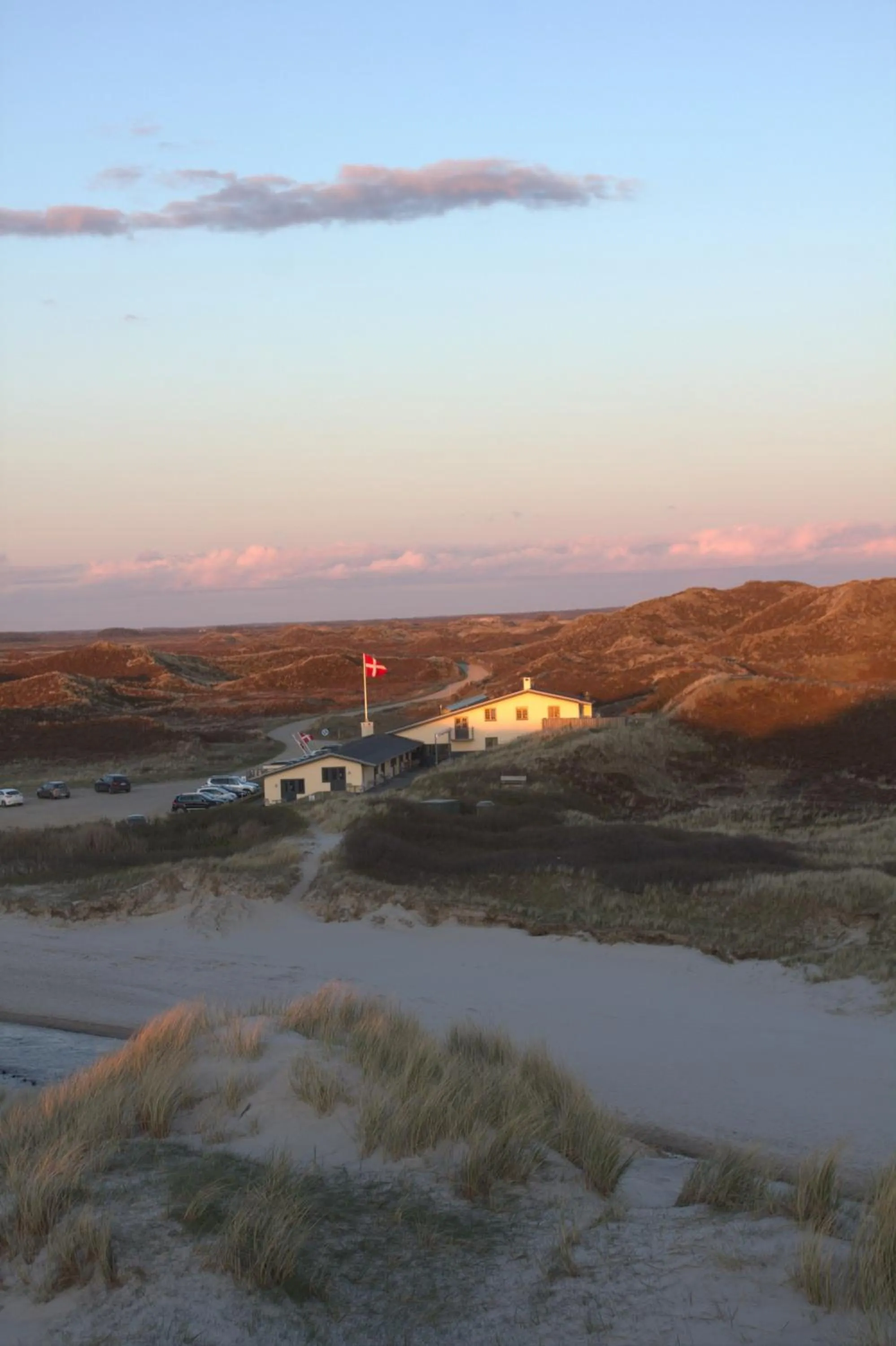 Bird's eye view in Henne Mølle Å Badehotel