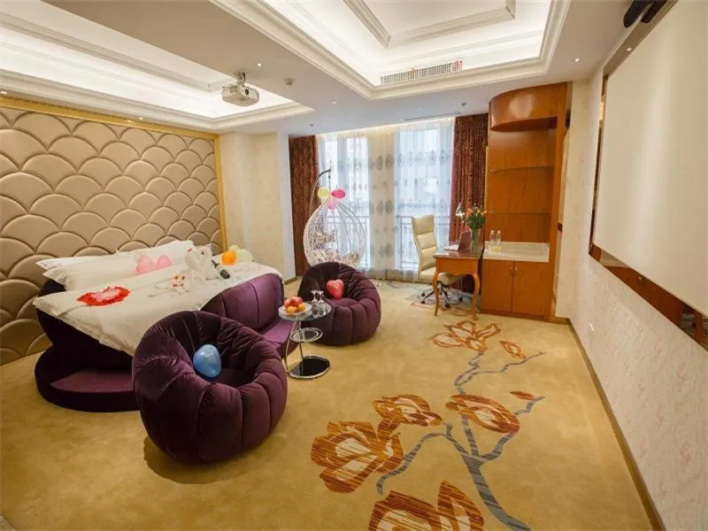 Bed in Vienna International Hotel Xi'an Hancheng Lake