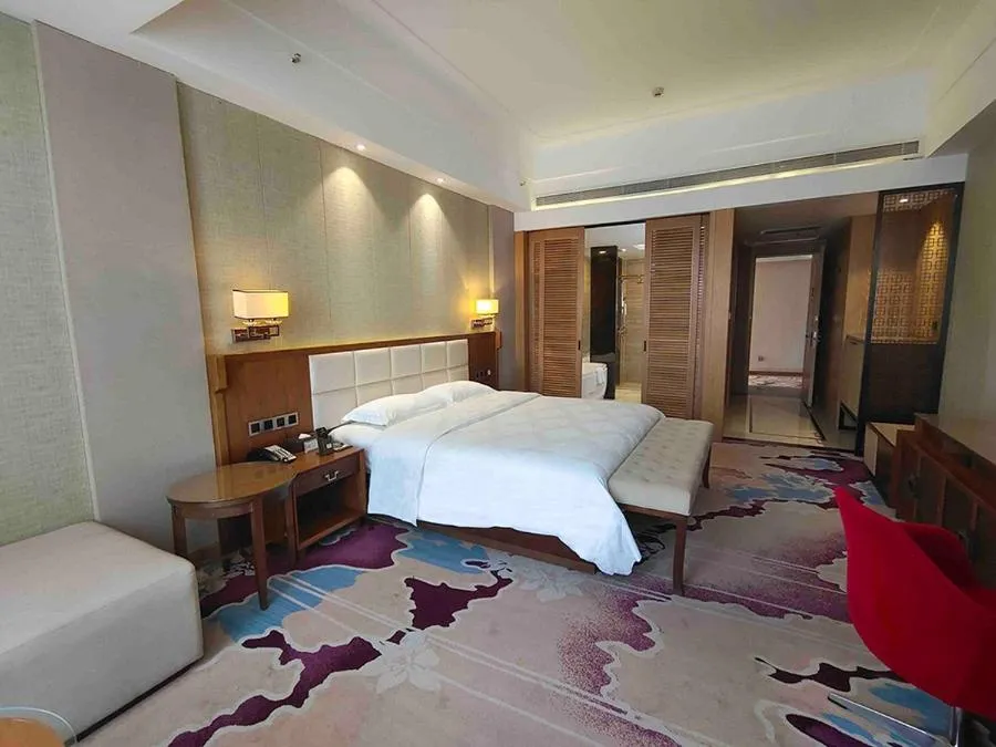 Bed in Vienna Hotel Yinchuan Railway Station