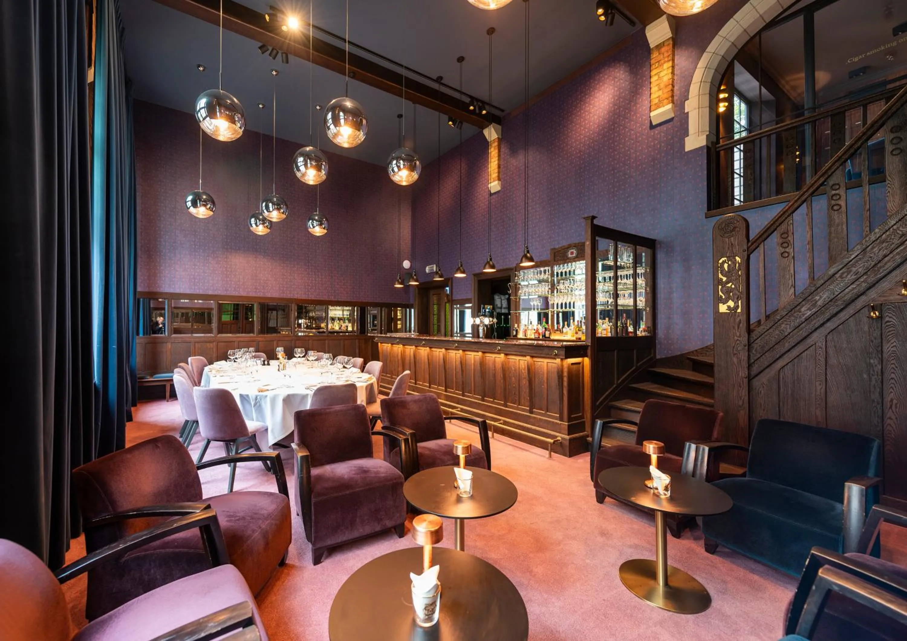 Lounge or bar in Hotel Messeyne