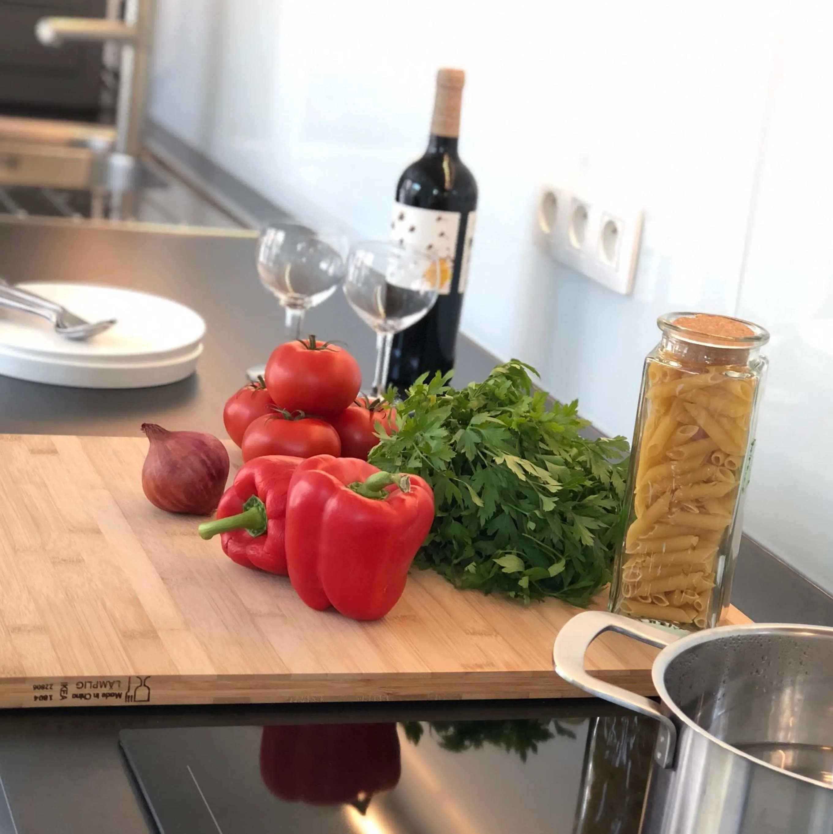 Communal kitchen in B&B Garden55