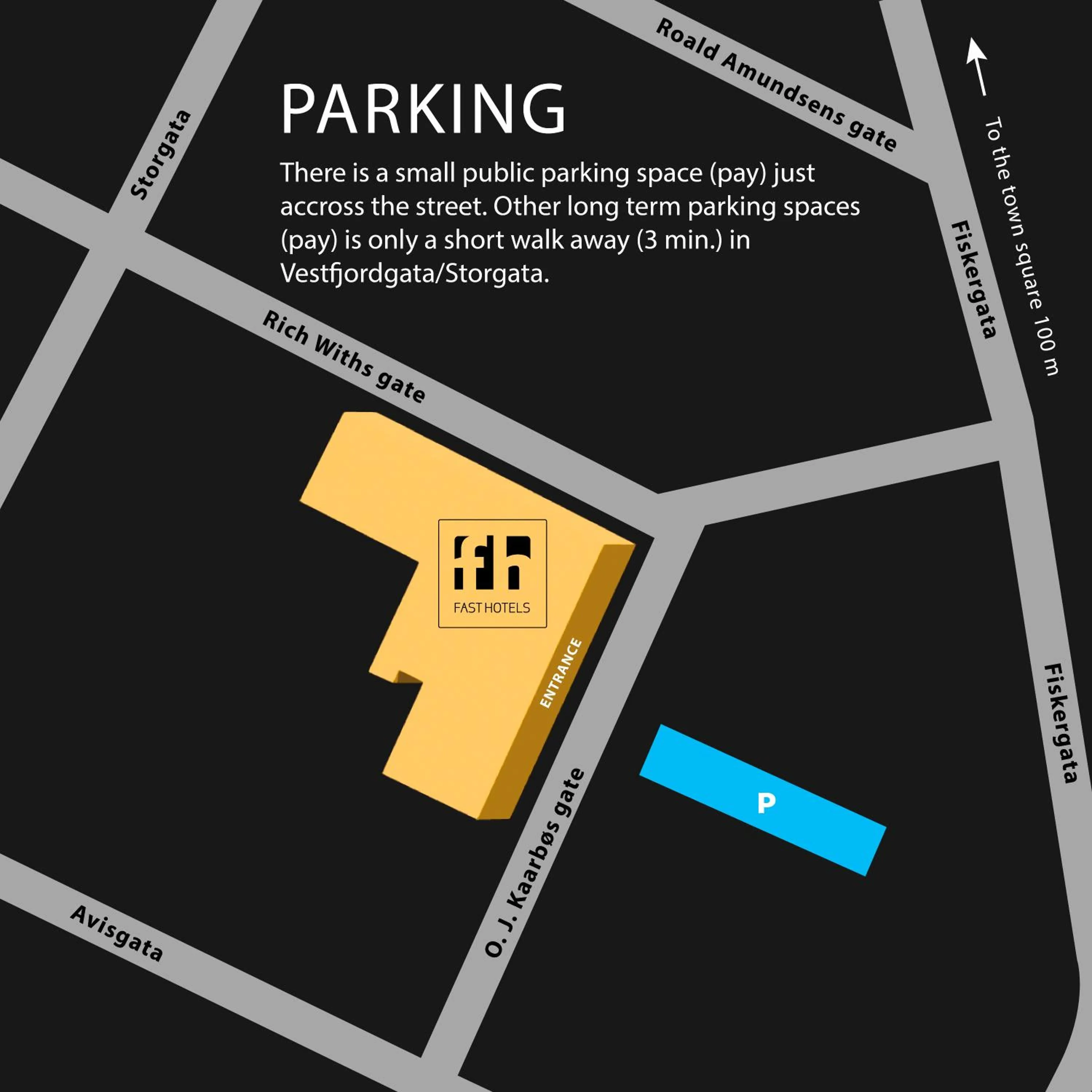 Parking in Fast Hotel Svolvær