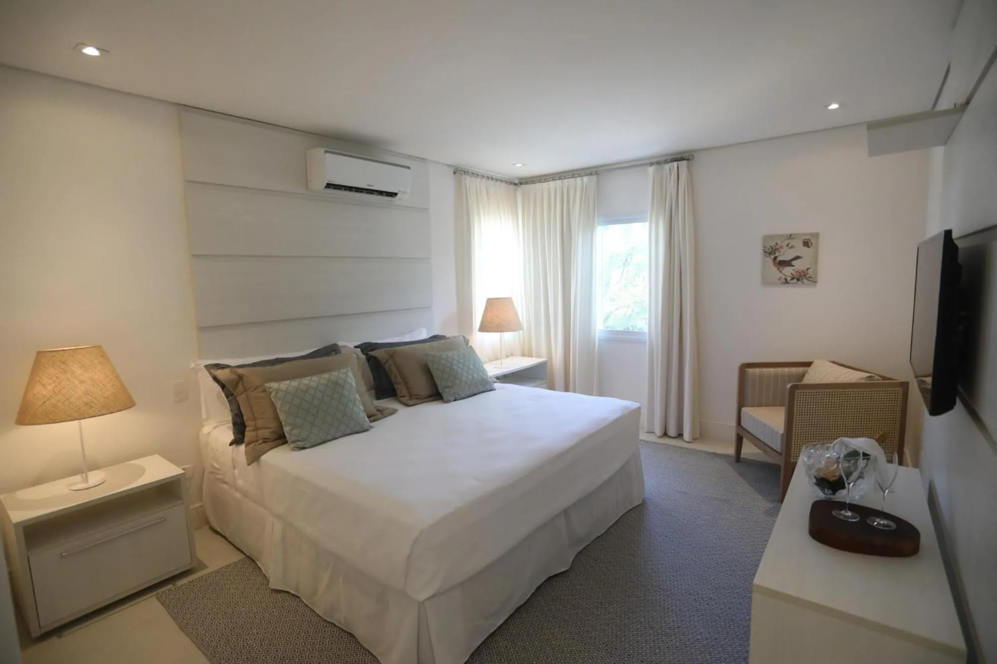 Bedroom, Bed in Hotel Maui Maresias