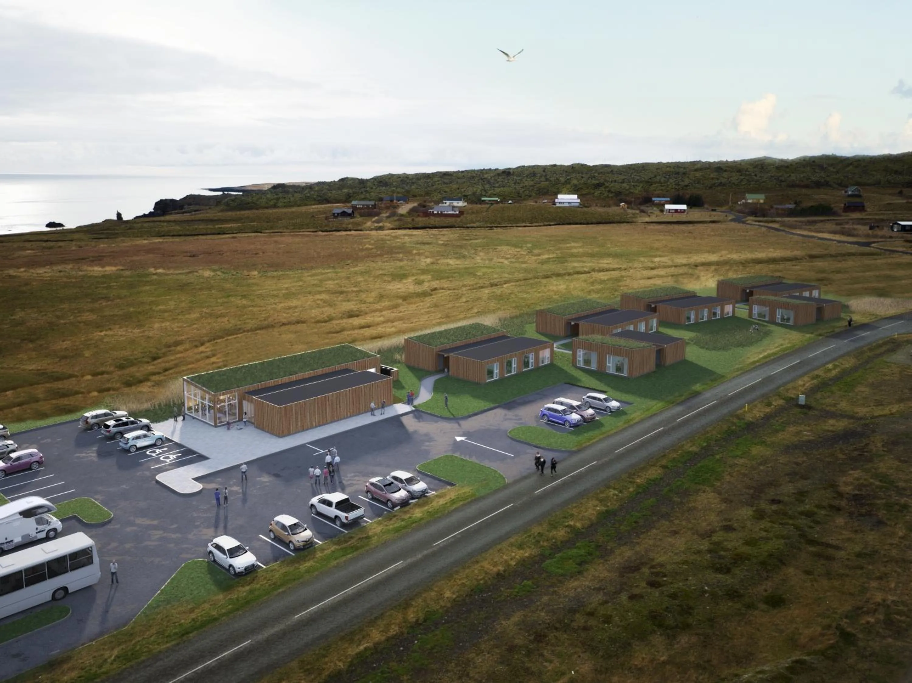 Property building in Arnarstapi Hotel