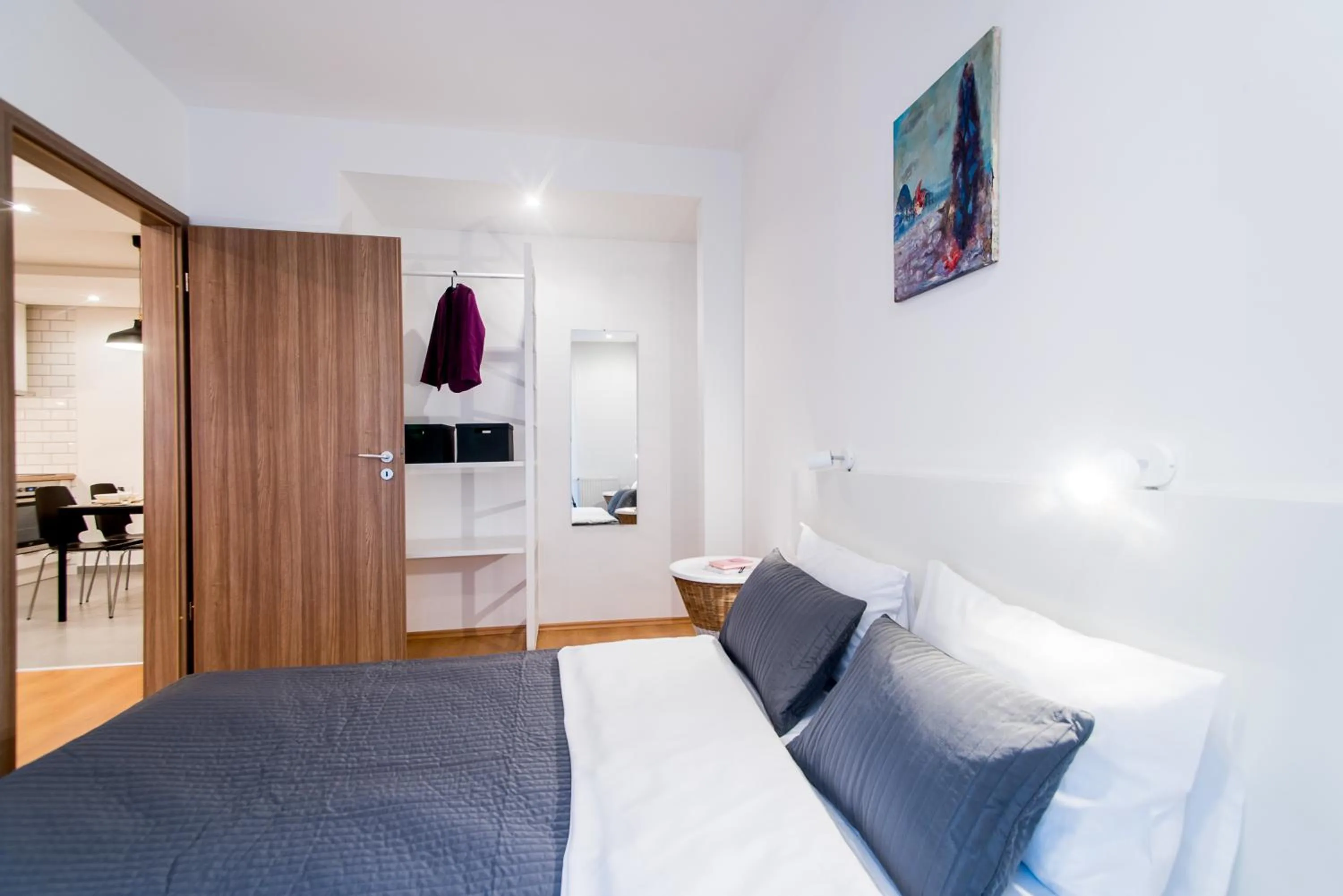 Bedroom, Bed in Vagabond Corvin