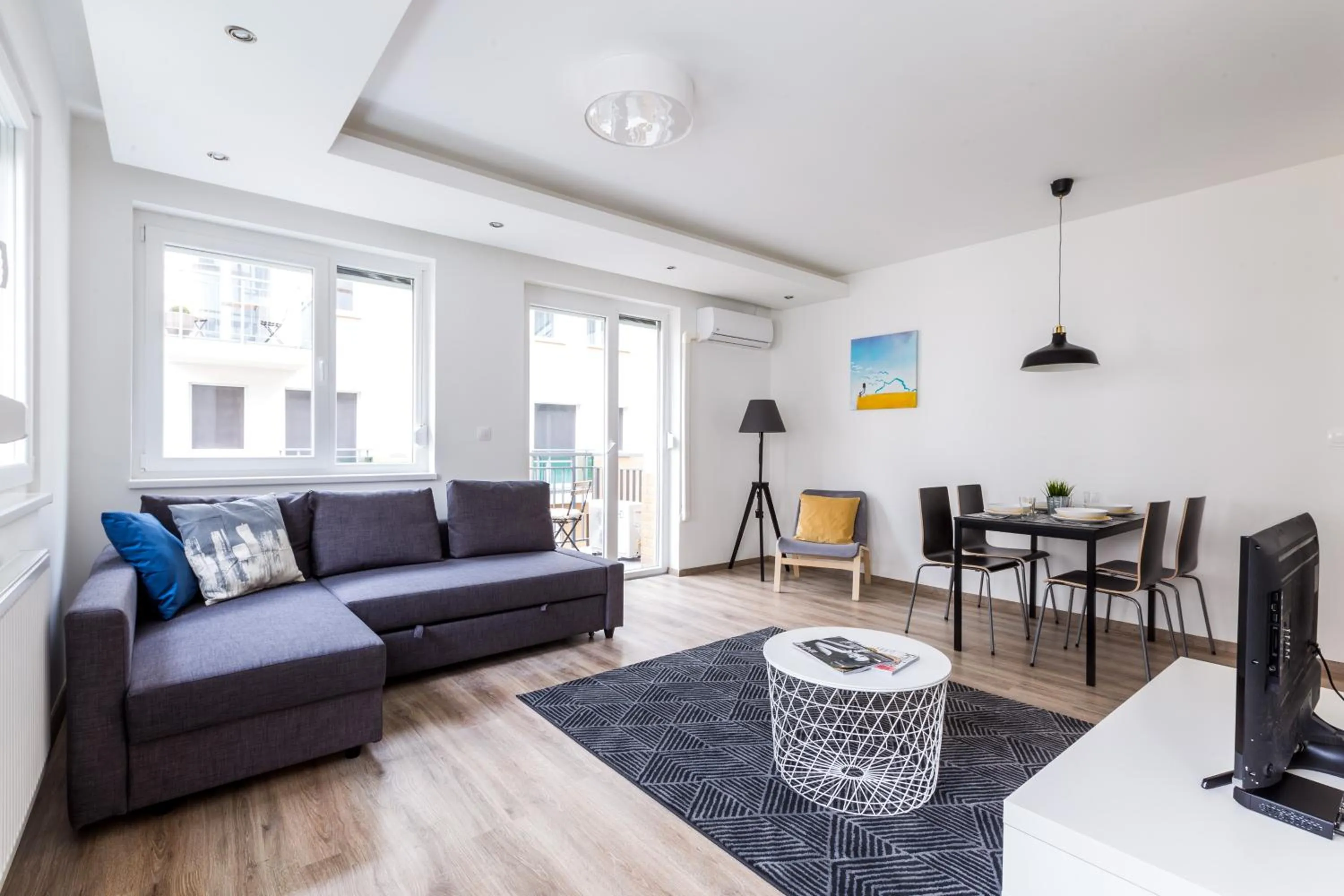 Living room in Vagabond Corvin