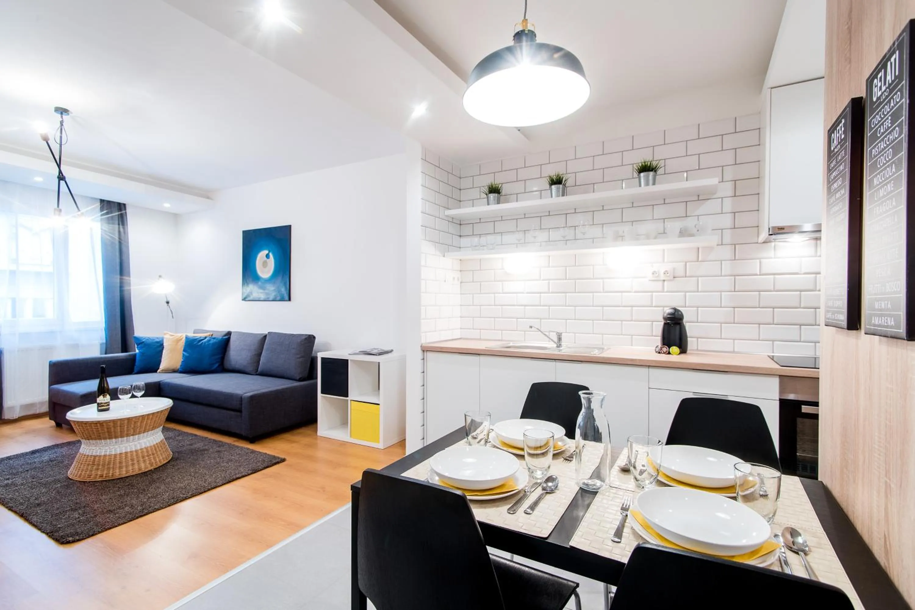 Living room in Vagabond Corvin