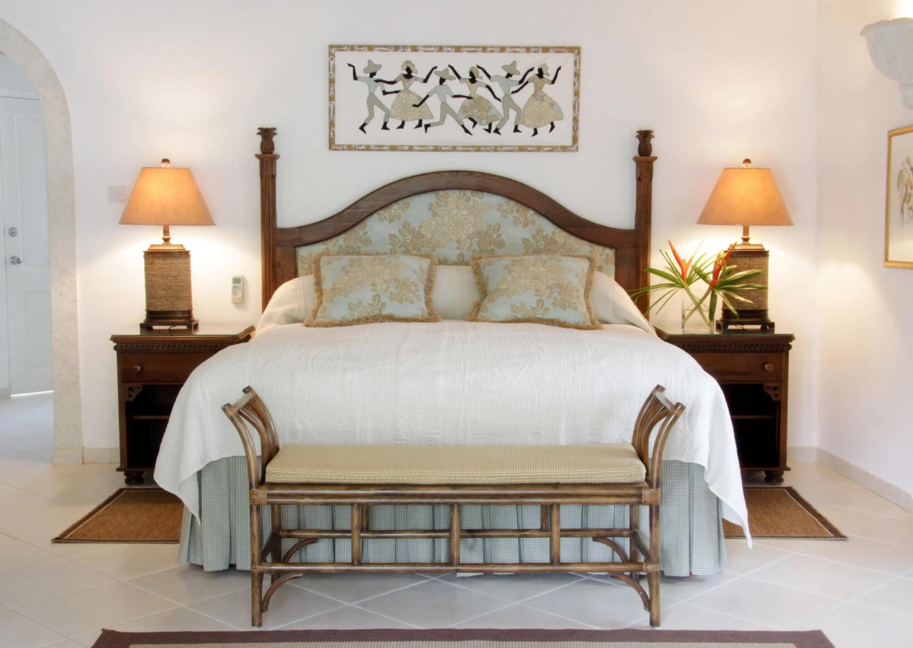 Bed in Coral Reef Club