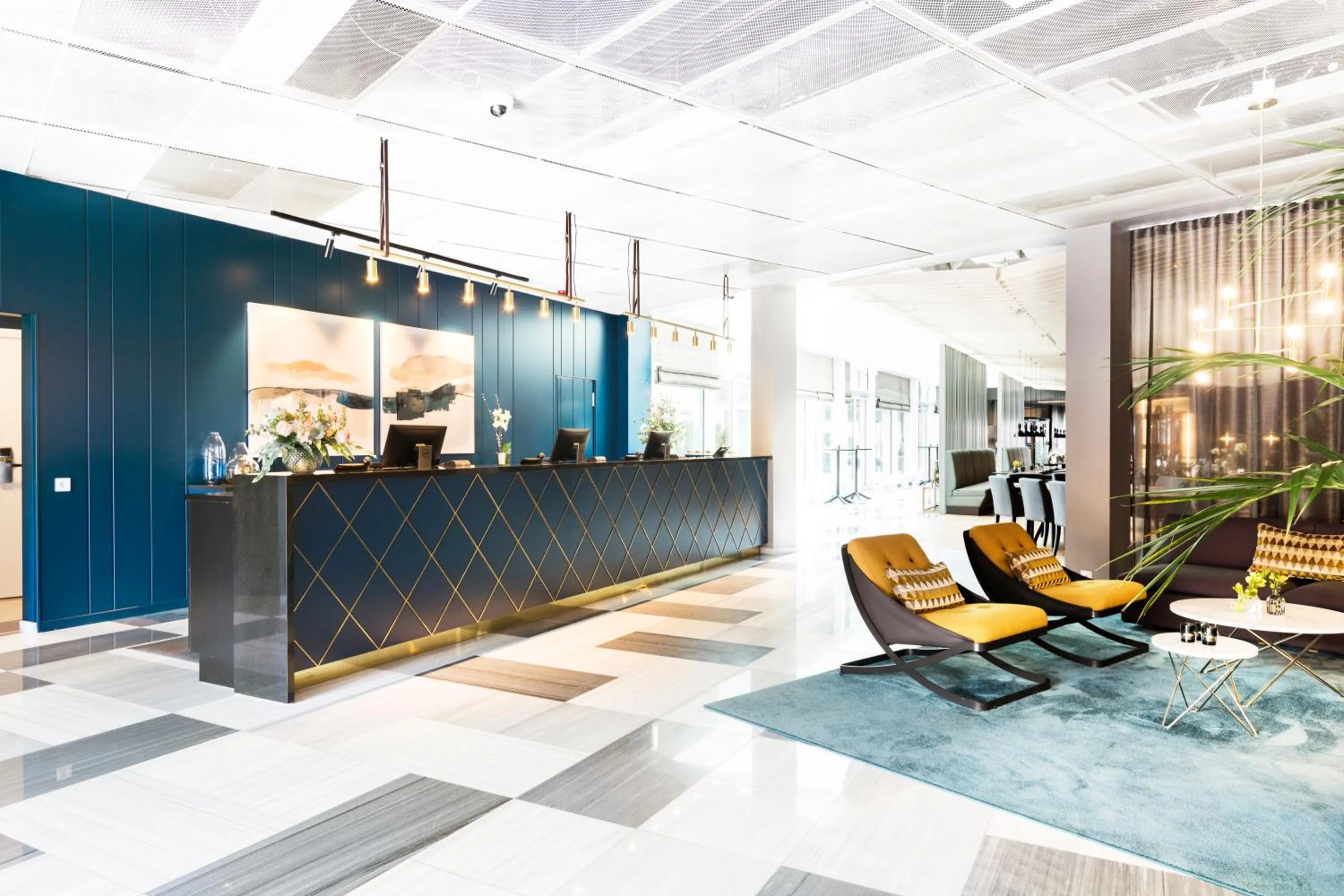 Lobby or reception in Elite Hotel Academia