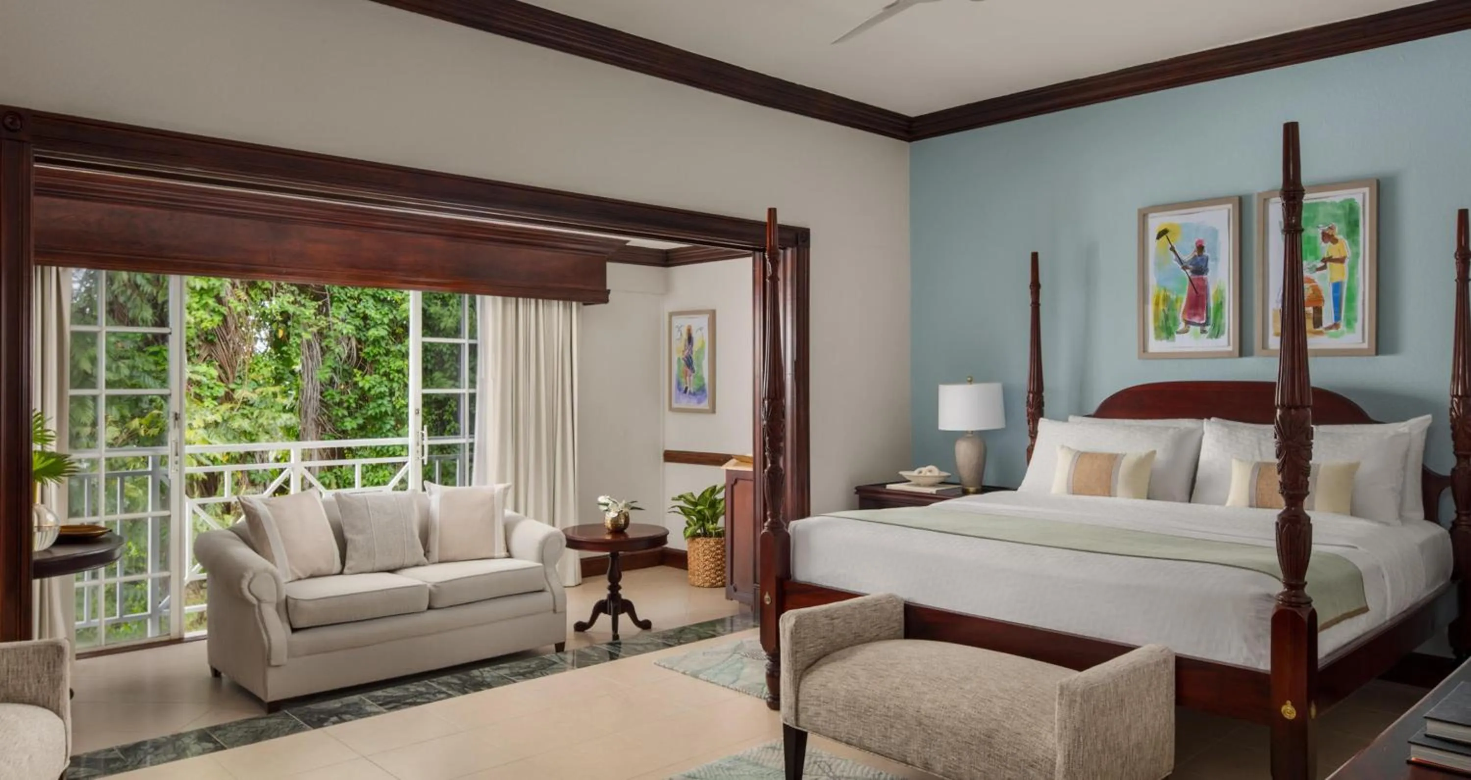 Photo of the whole room, Bed in Sandals Royal Plantation All Inclusive - Couples Only