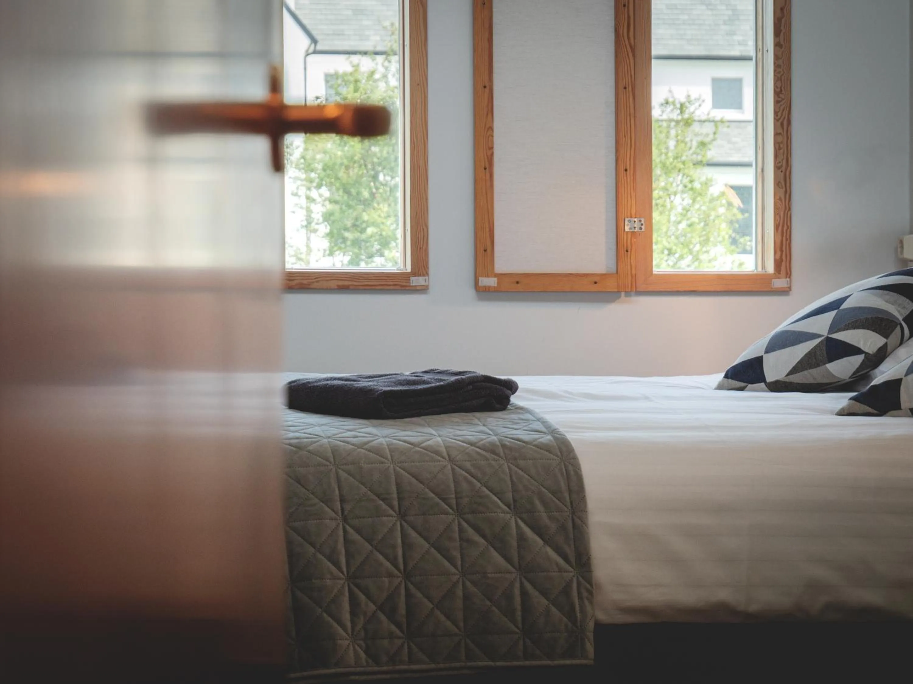 Bed in Hótel Skálholt in Golden Circle