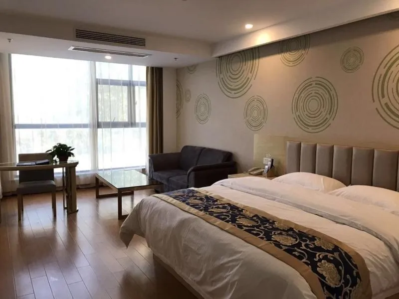 Bed in GreenTree Inn JiangSu Suqian Sucheng District Weishanhu Road Business Hotel
