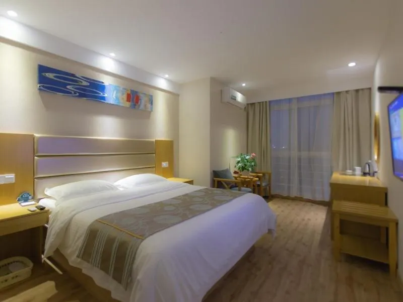 Bed in GreenTree Inn JiangSu XuZhou JiaWang Government Express Hotel