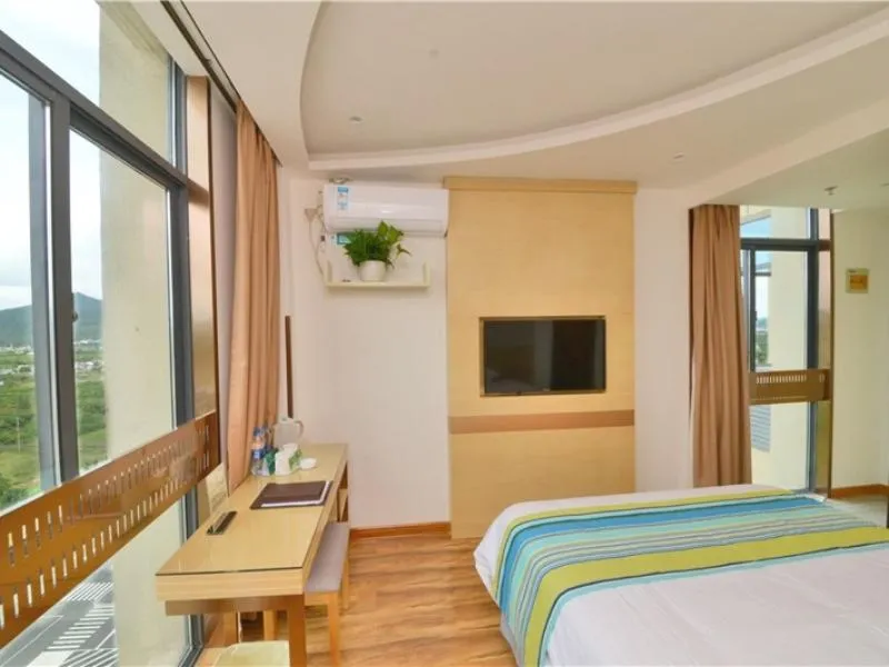 Bed in GreenTree Inn AnHui Ningguo Ningguo Avenue Business Hotel