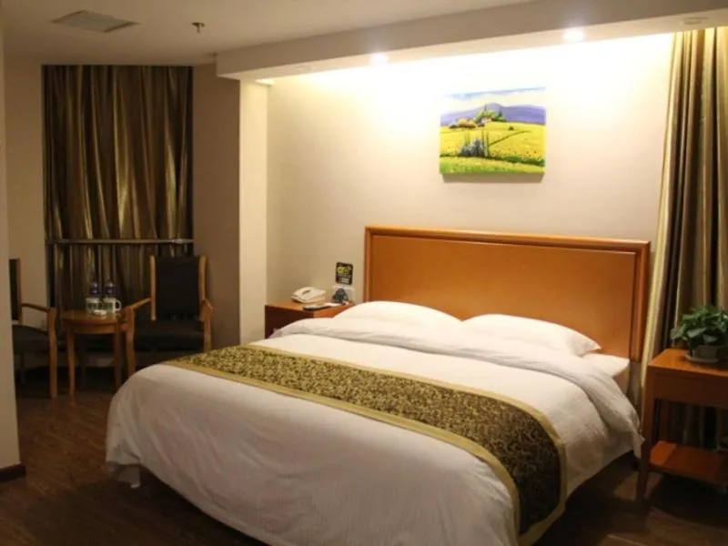 Bed in GreenTree Inn Hebei Langfang Guangyang District Bus Main Station Xinhua Road Business Hotel