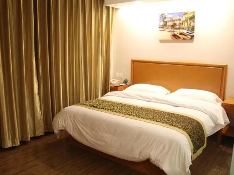 Bed in GreenTree Inn Hebei Langfang Guangyang District Bus Main Station Xinhua Road Business Hotel