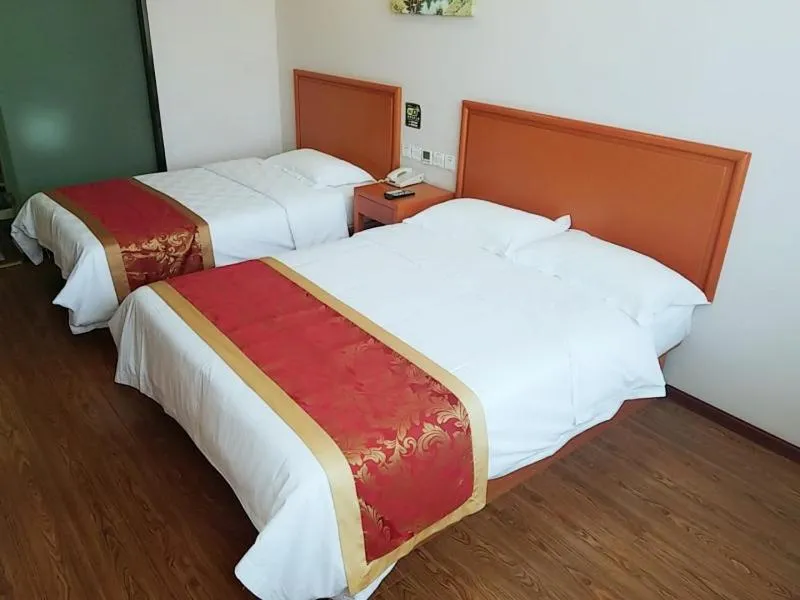 Bed in GreenTree Inn Hebei Langfang Guangyang District Bus Main Station Xinhua Road Business Hotel