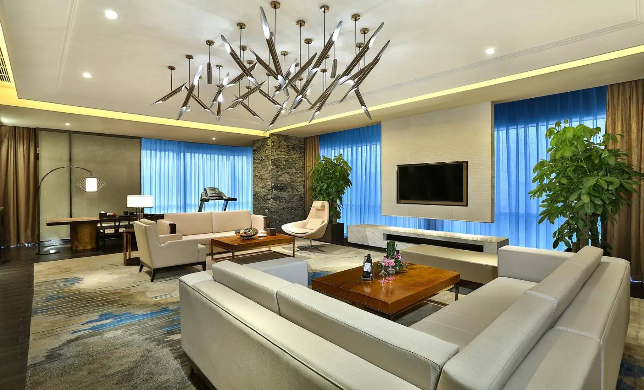 Photo of the whole room in Crowne Plaza Chengdu Wenjiang by IHG