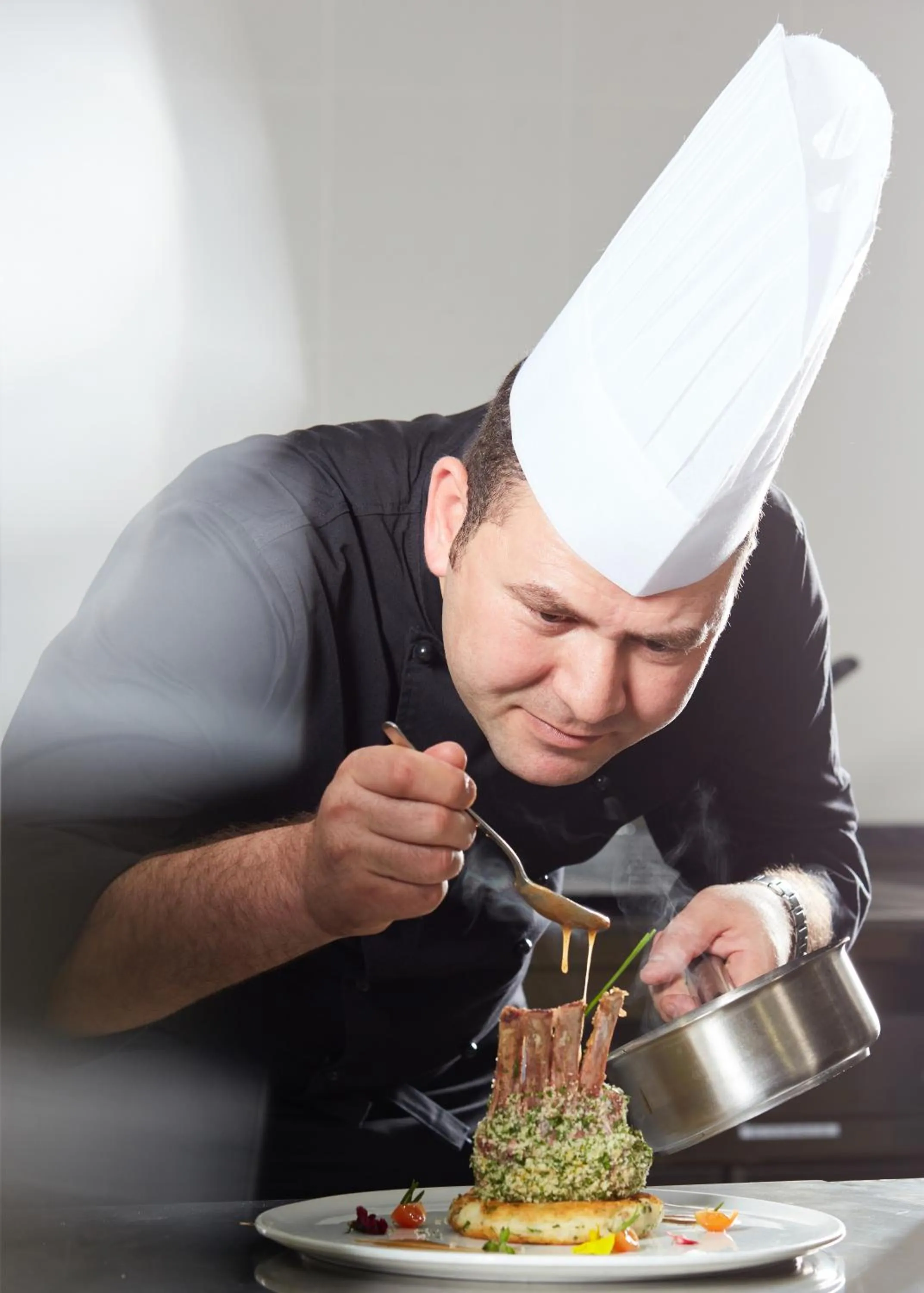 Communal kitchen in ibis Styles Makkah