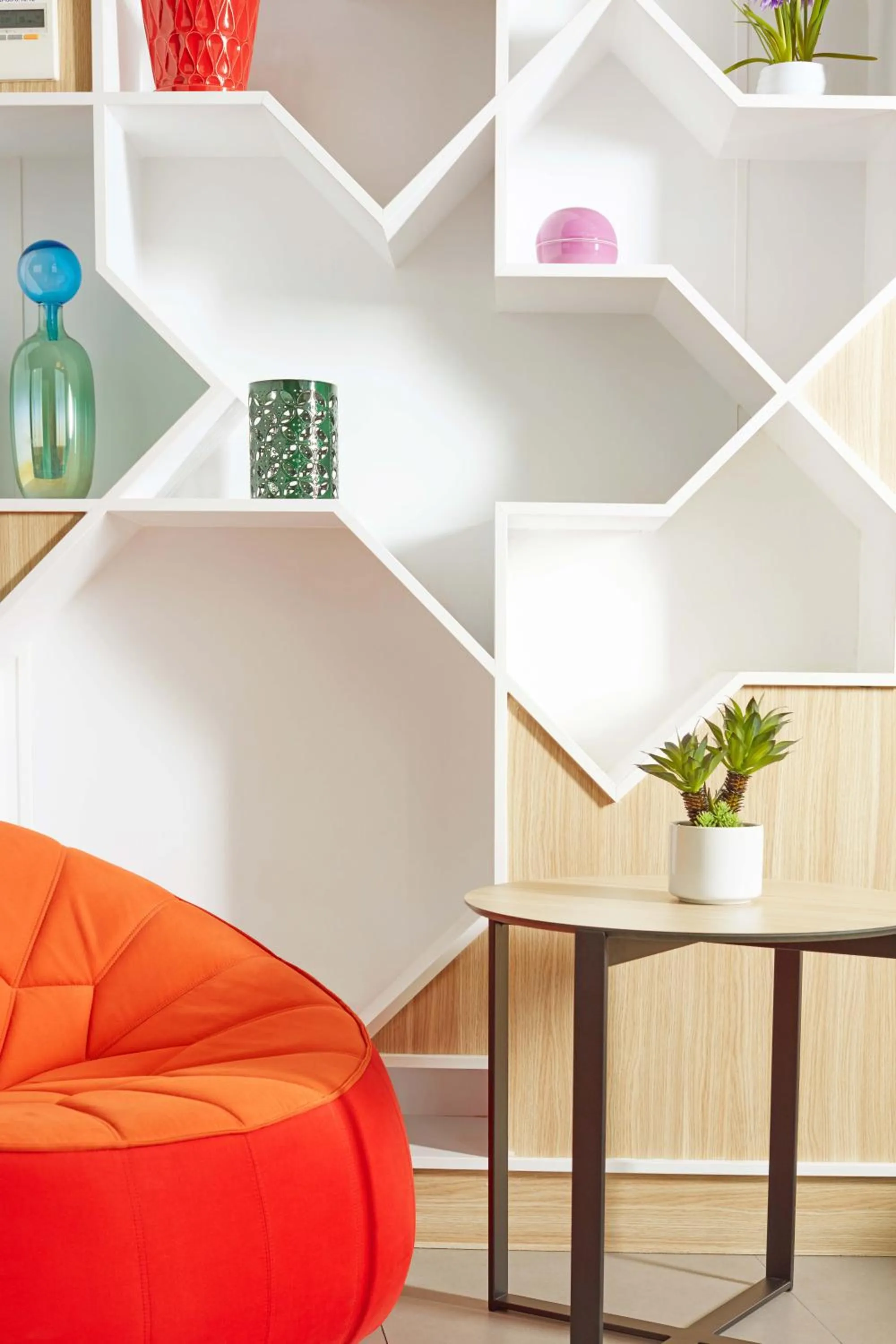 Seating area in ibis Styles Makkah