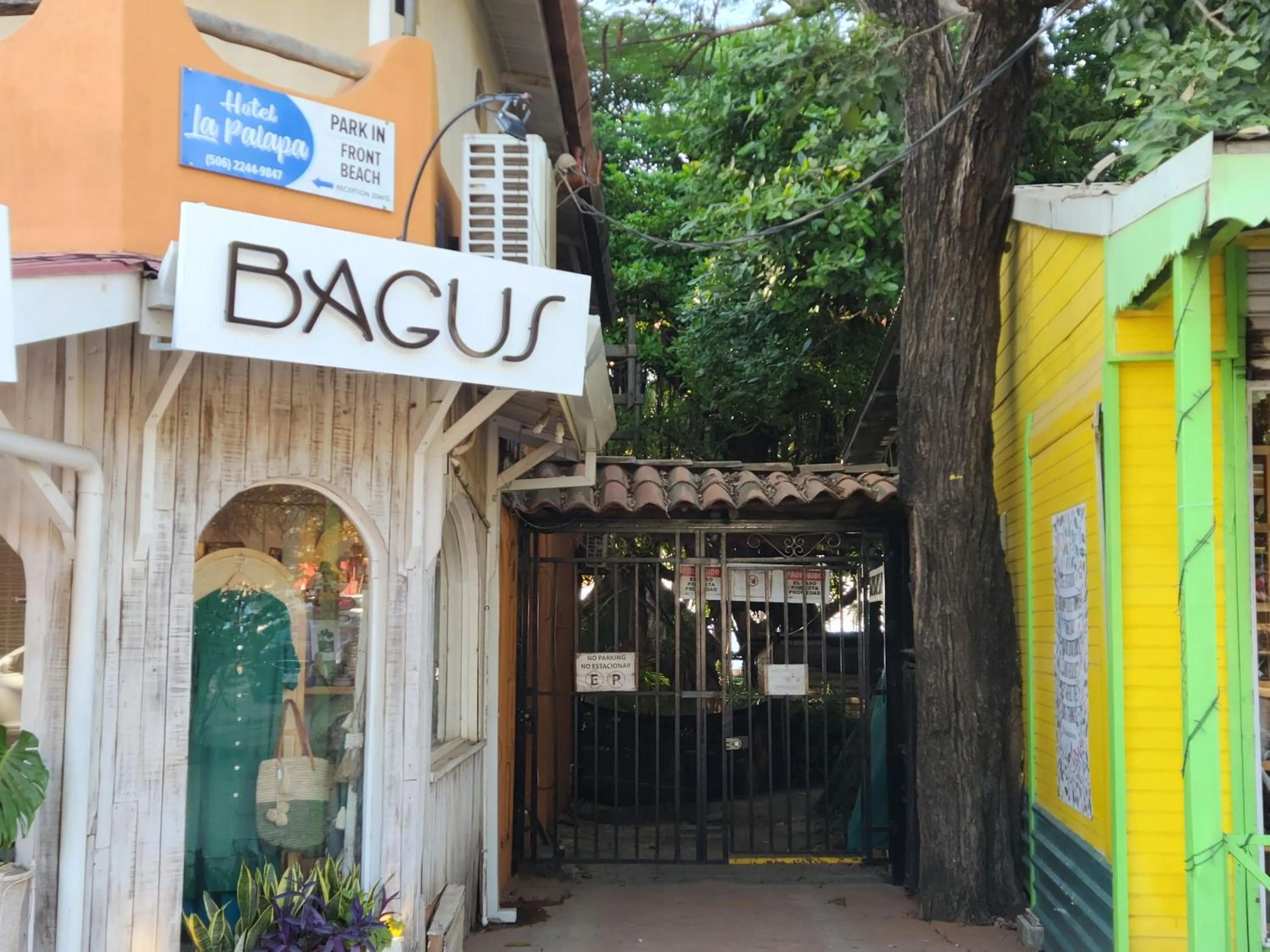 Property building in Hotel La Palapa