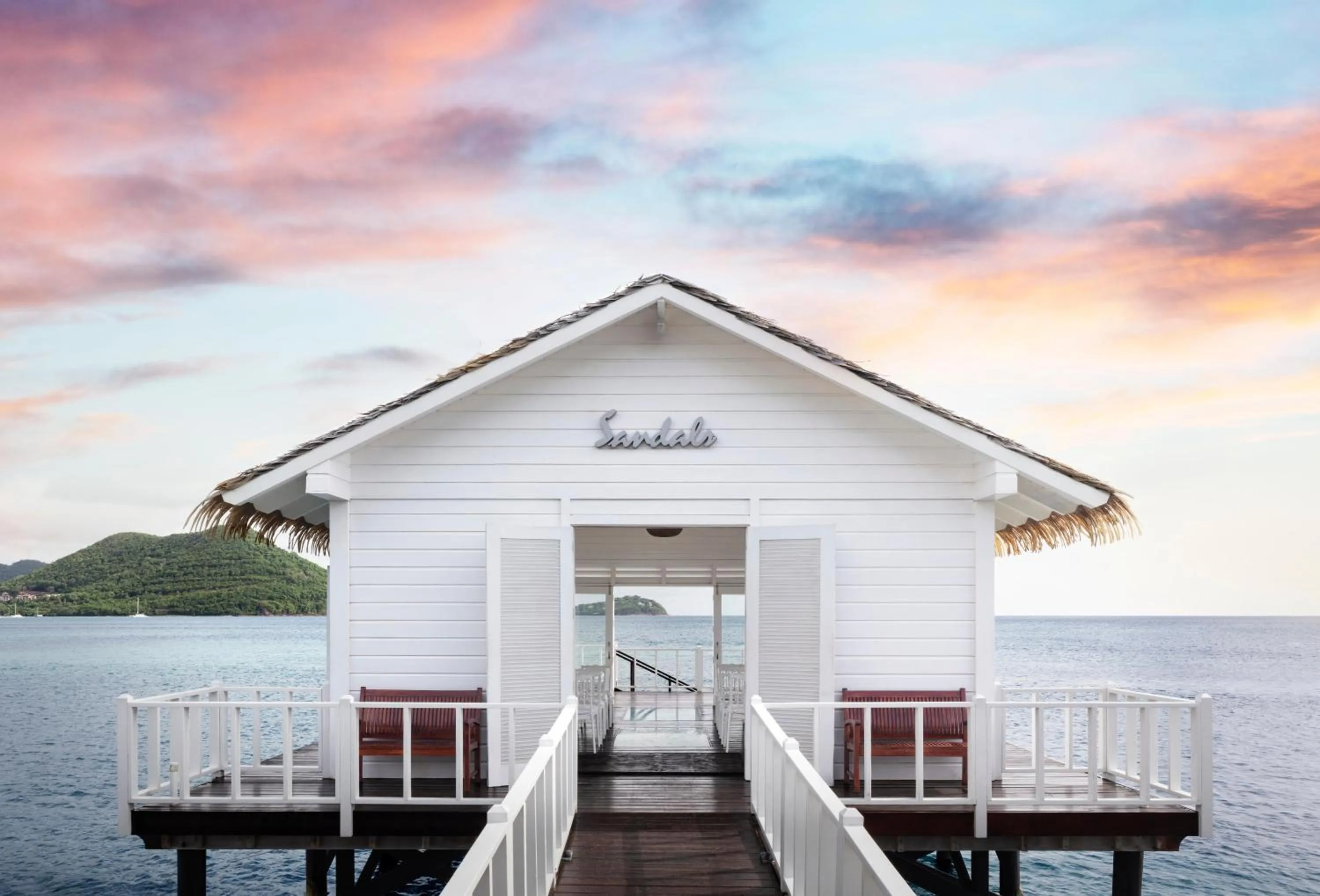 wedding in Sandals Grande St. Lucian Spa and Beach All Inclusive Resort - Couples Only