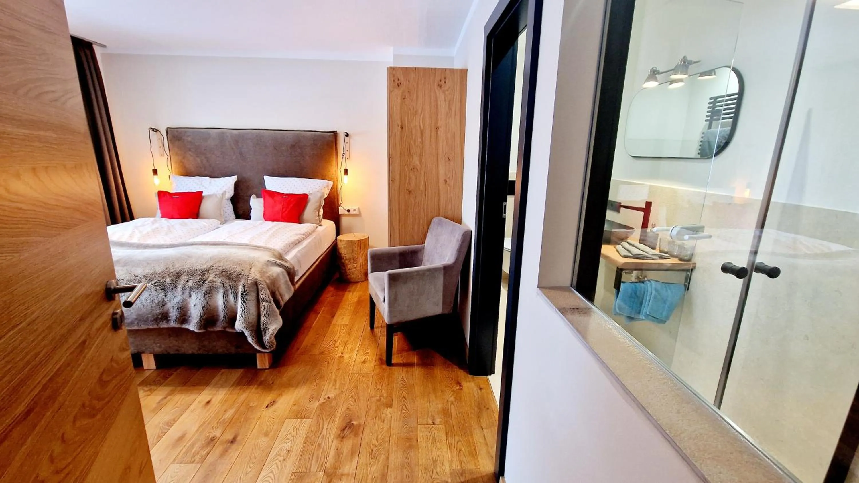 Bedroom, Bed in Alp-Chalet