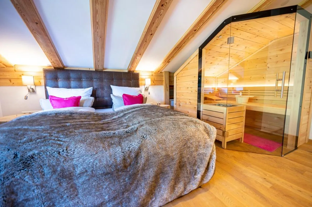 Bedroom, Bed in Alp-Chalet
