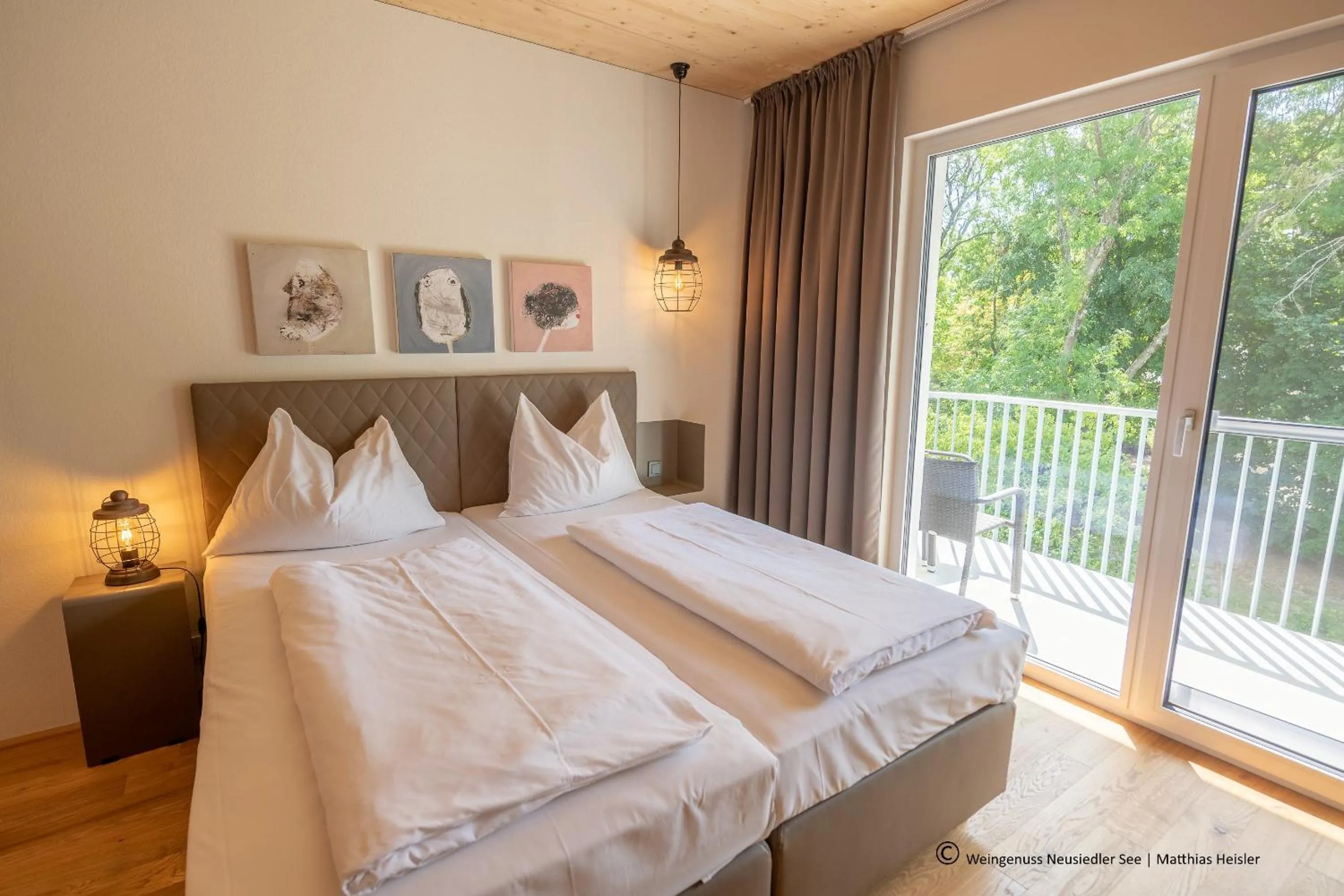 Bed in Hotel Katamaran