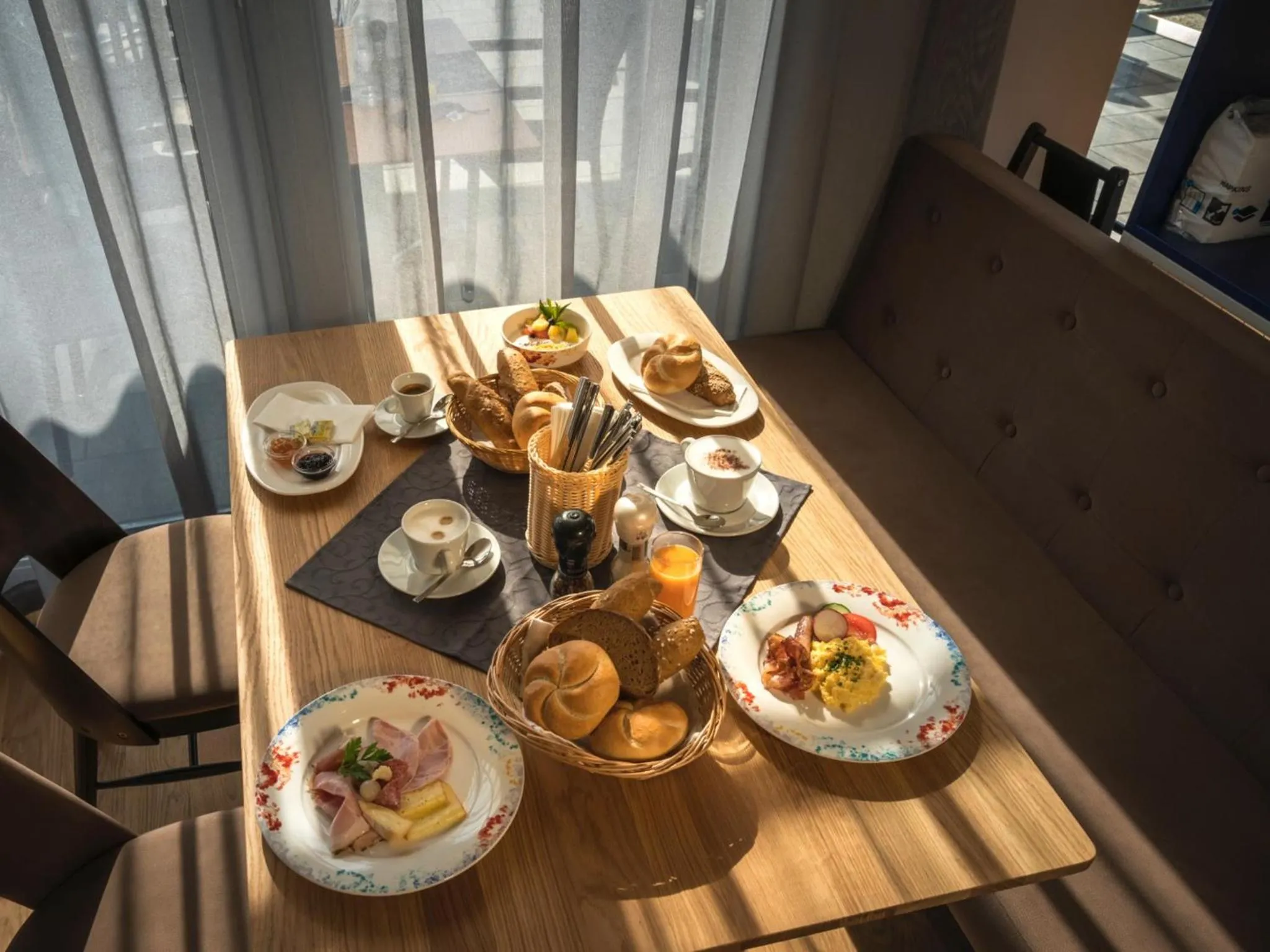 Continental breakfast in Hotel Katamaran