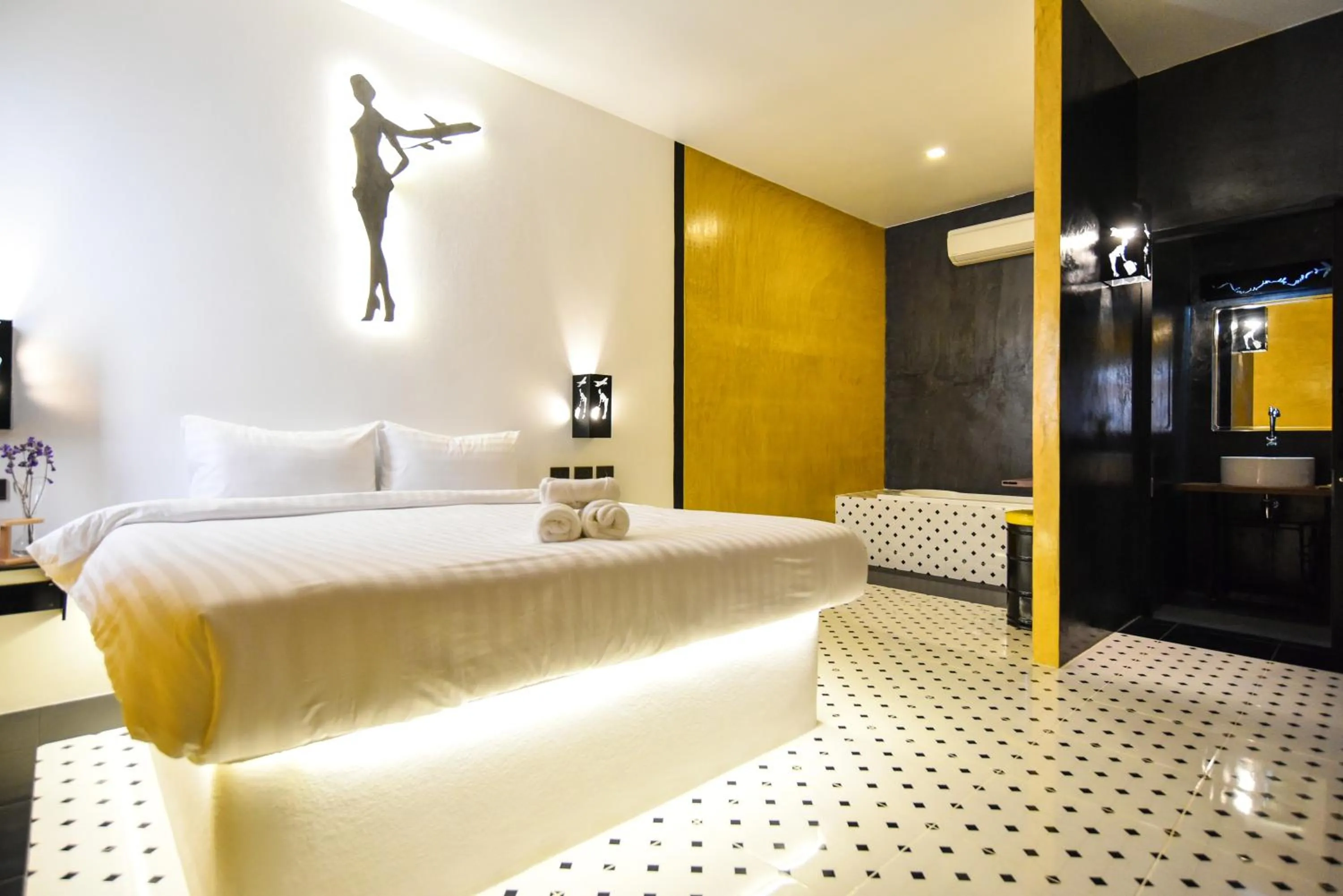 Bed in Bedvilla Chiangrai